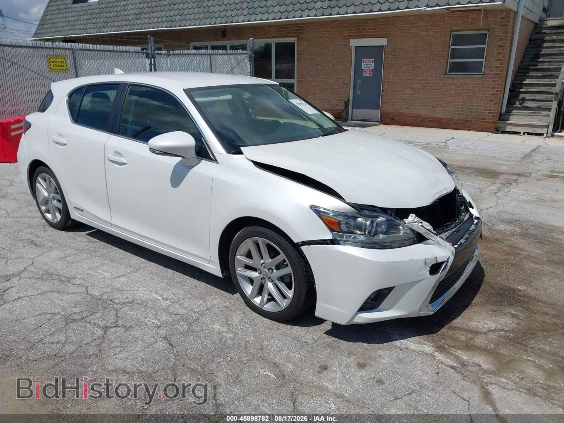Фотография JTHKD5BH2H2297560 - LEXUS CT 200H 2017