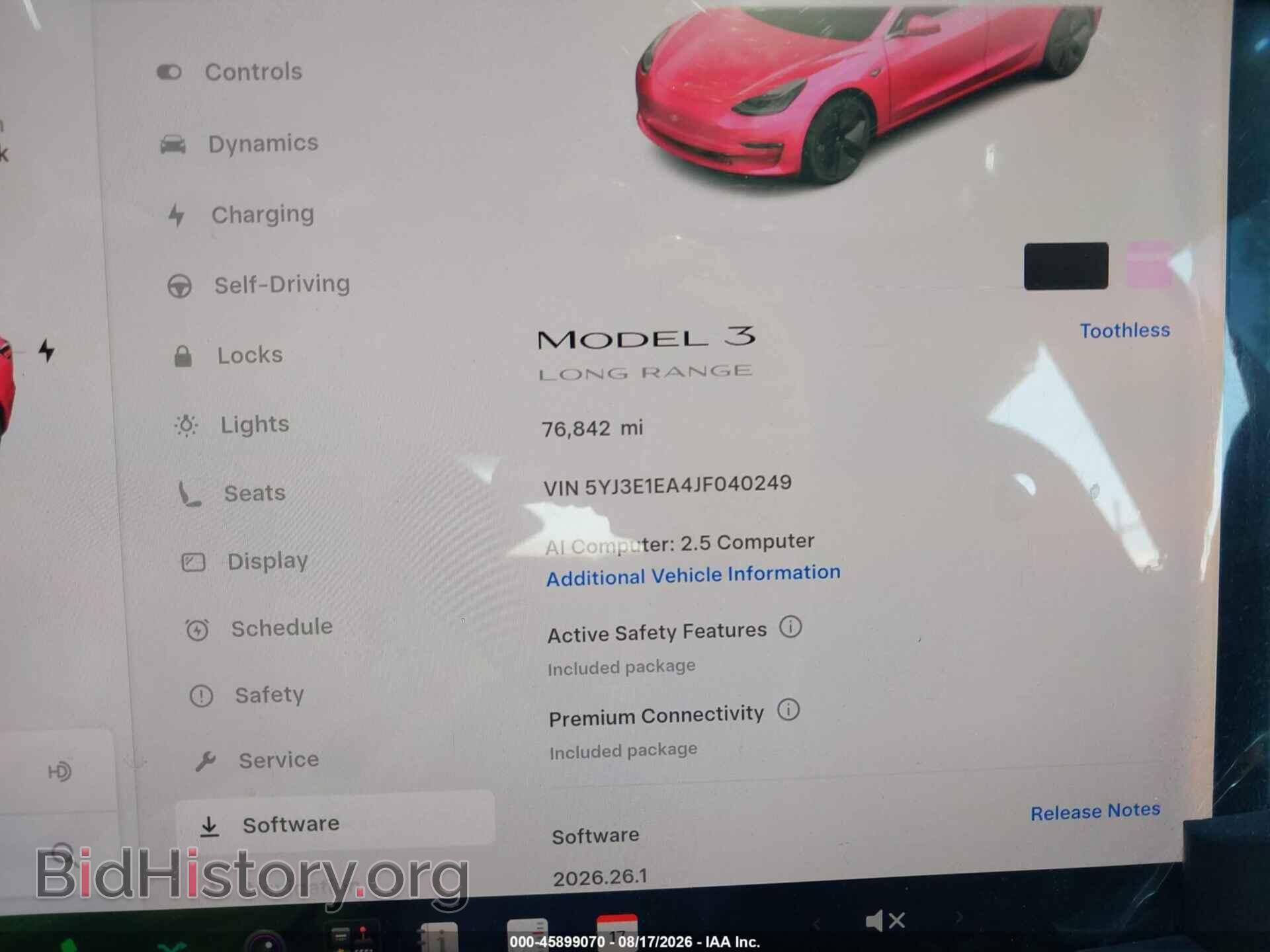 2018 TESLA MODEL 3 - VIN: 5YJ3E1EA4JF040249 - Photo 7