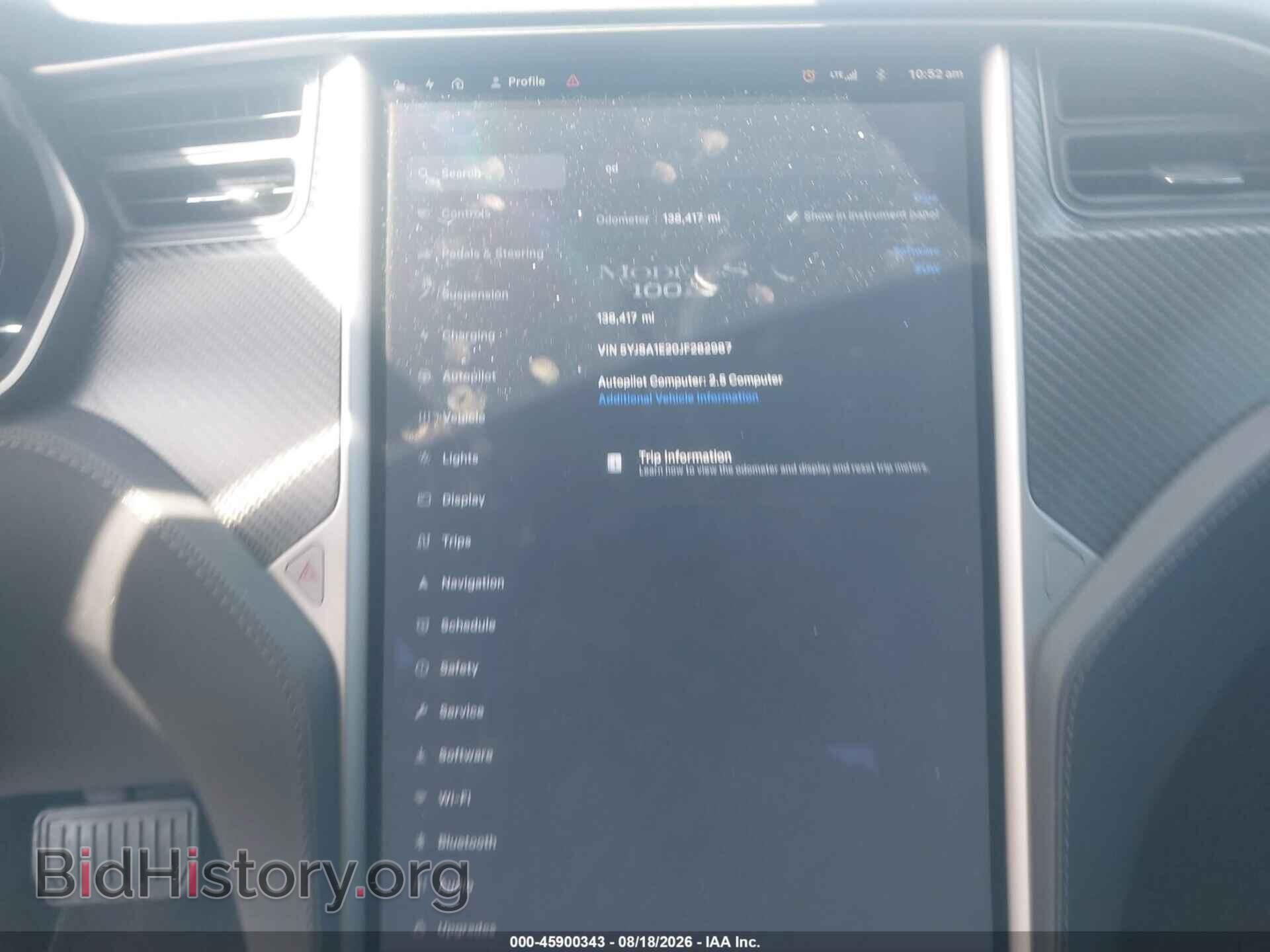 2018 TESLA MODEL S - VIN: 5YJSA1E20JF282987 - Photo 18