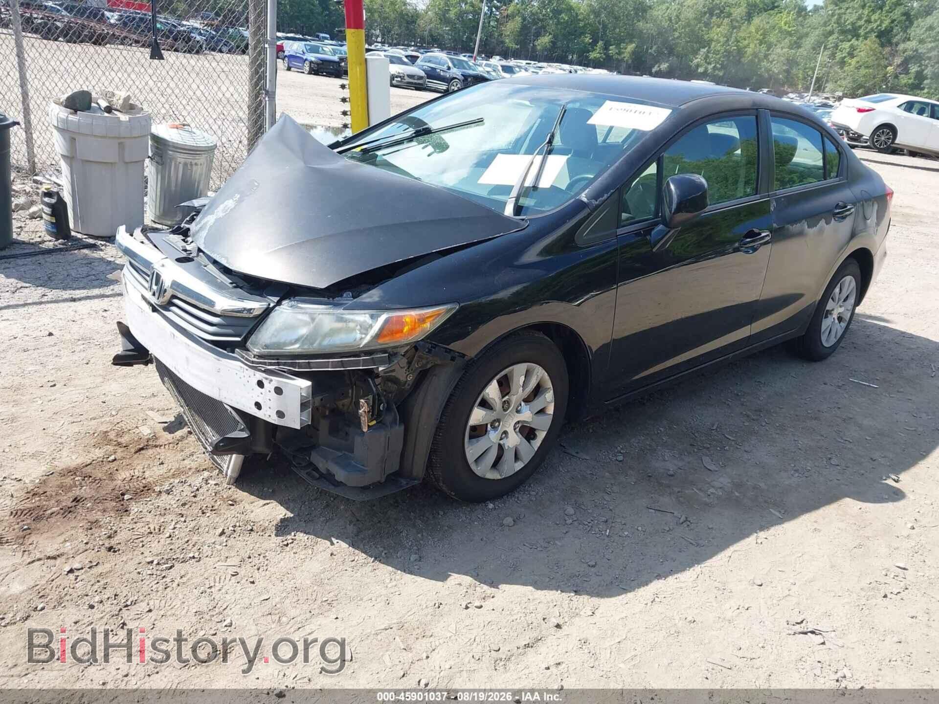 2012 HONDA CIVIC - VIN: 2HGFB2F51CH595672 - Photo 2