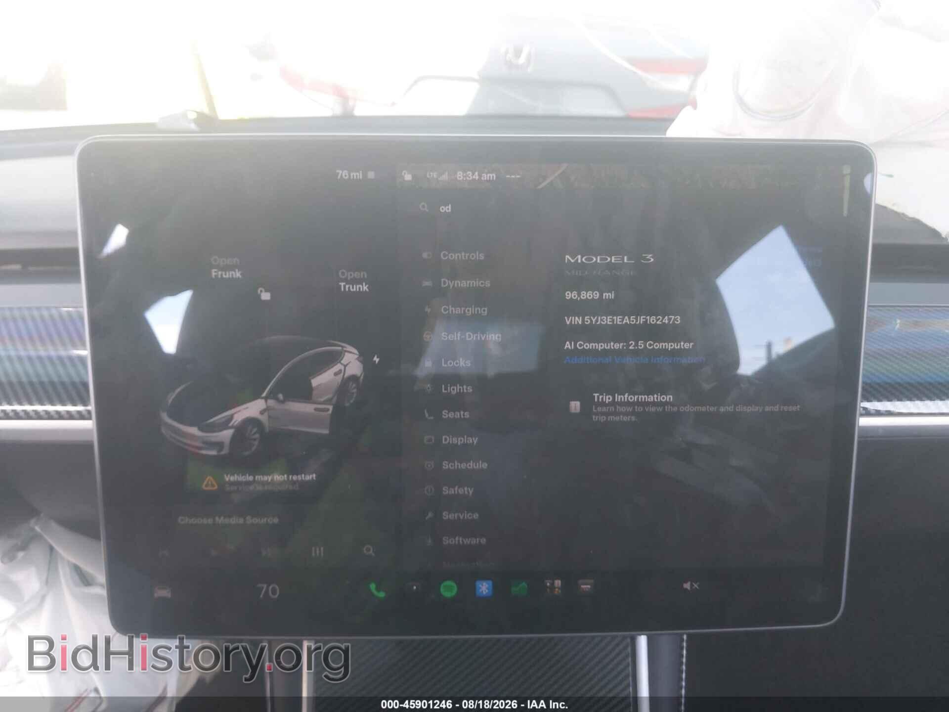 2018 TESLA MODEL 3 - VIN: 5YJ3E1EA5JF162473 - Photo 7