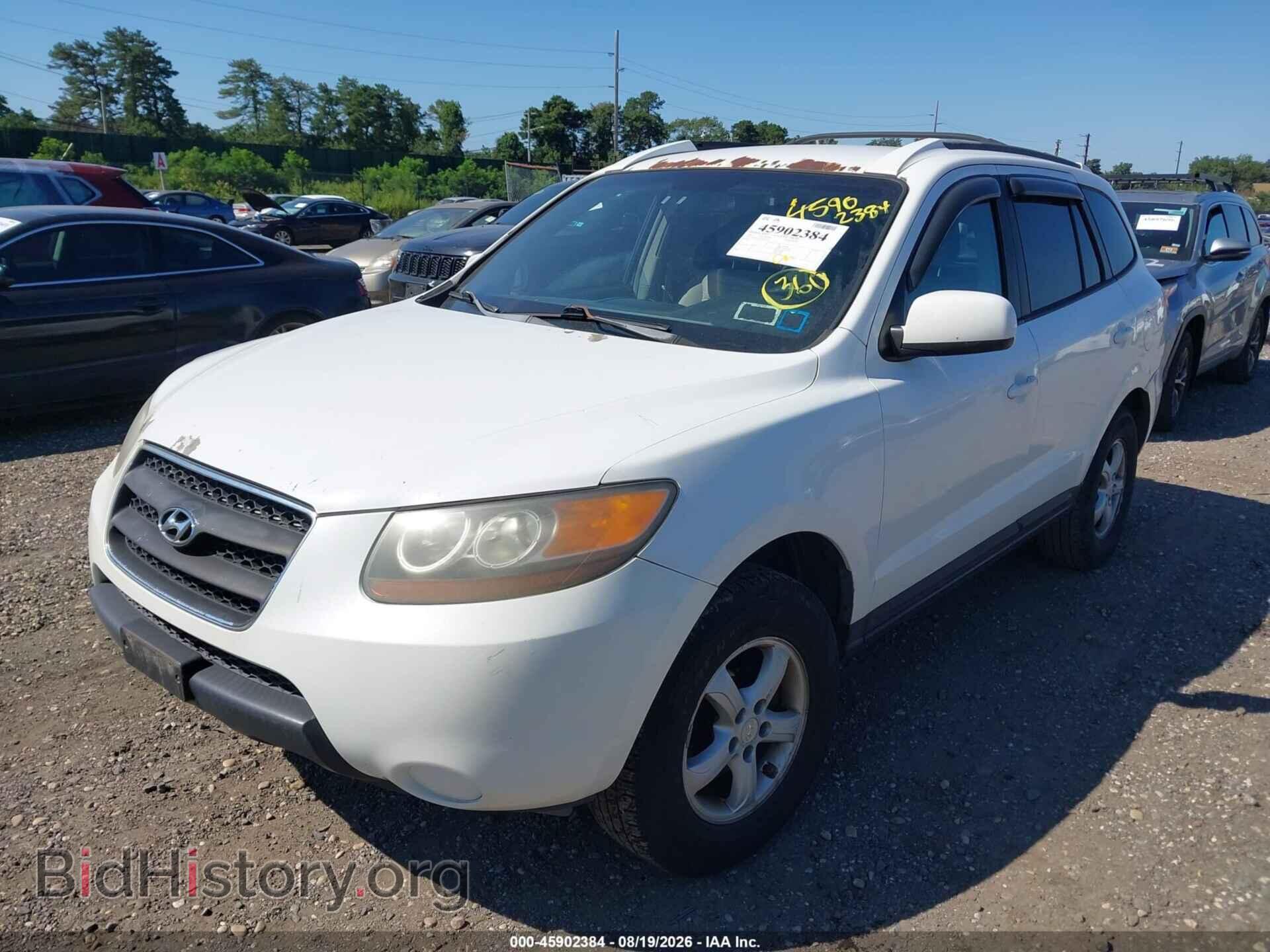 2007 HYUNDAI SANTA FE - VIN: 5NMSG13D17H090231 - Фото 2