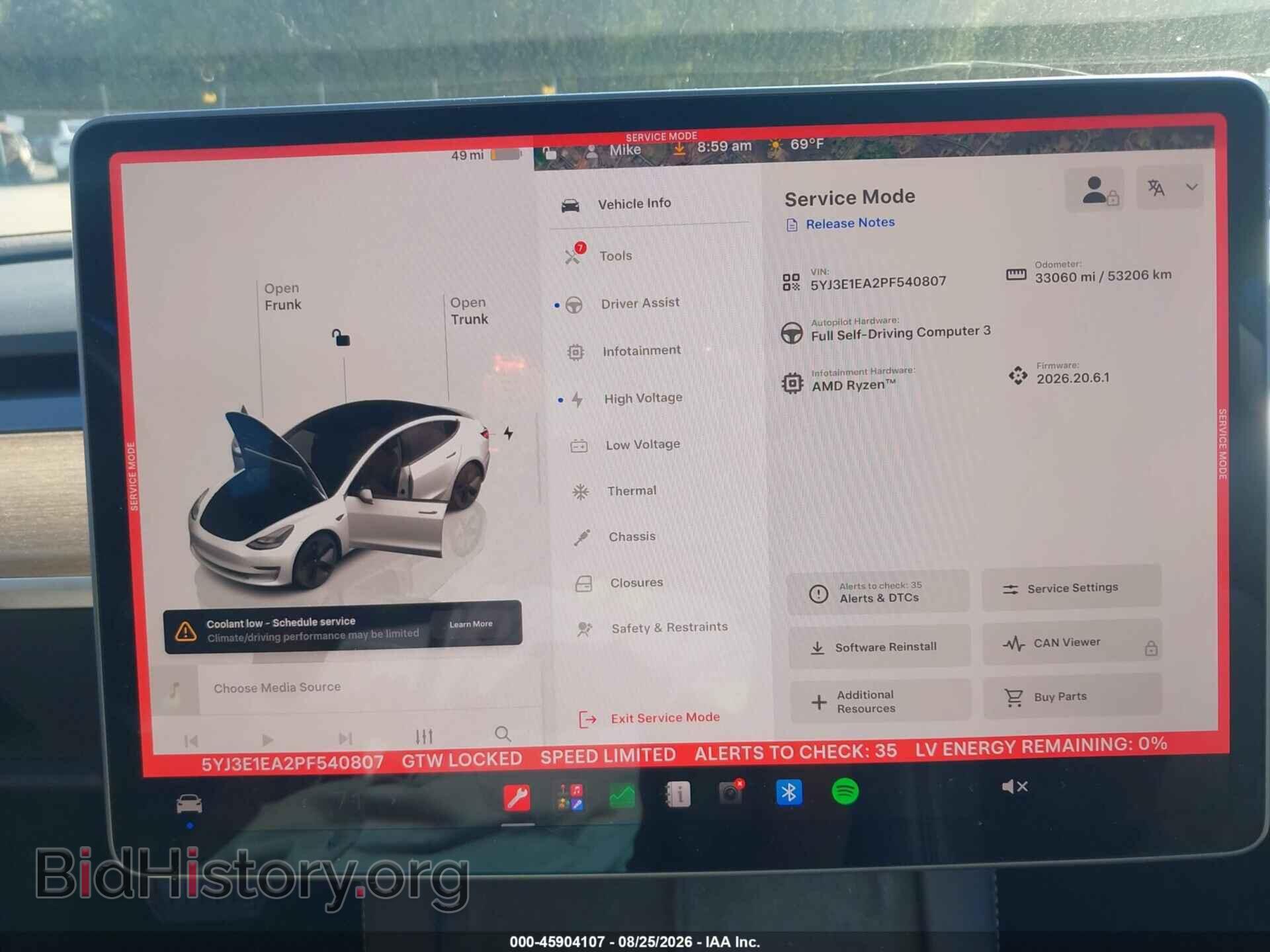 2023 TESLA MODEL 3 - VIN: 5YJ3E1EA2PF540807 - Фото 7