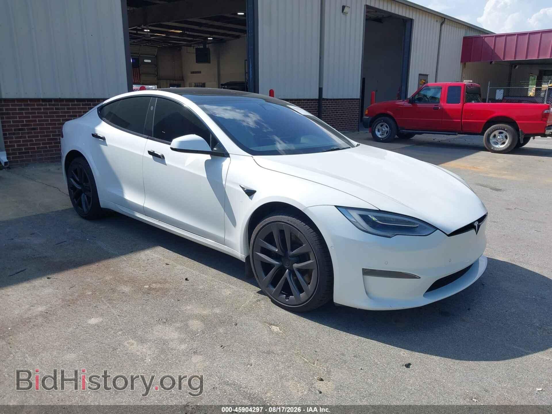Photo 5YJSA1E54MF428483 - TESLA MODEL S 2021