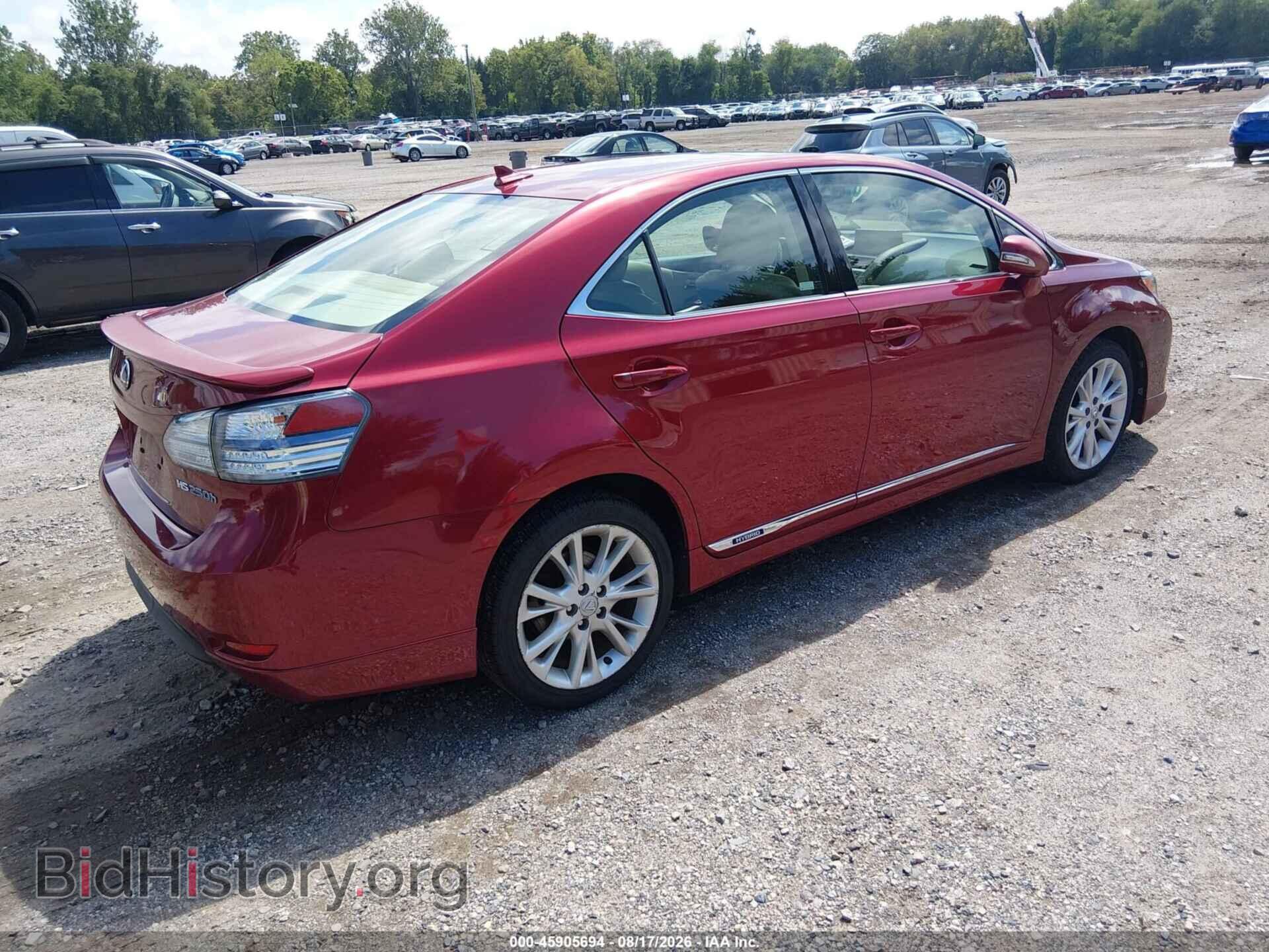 2010 LEXUS HS 250H - VIN: JTHBB1BA2A2017420 - Фото 4