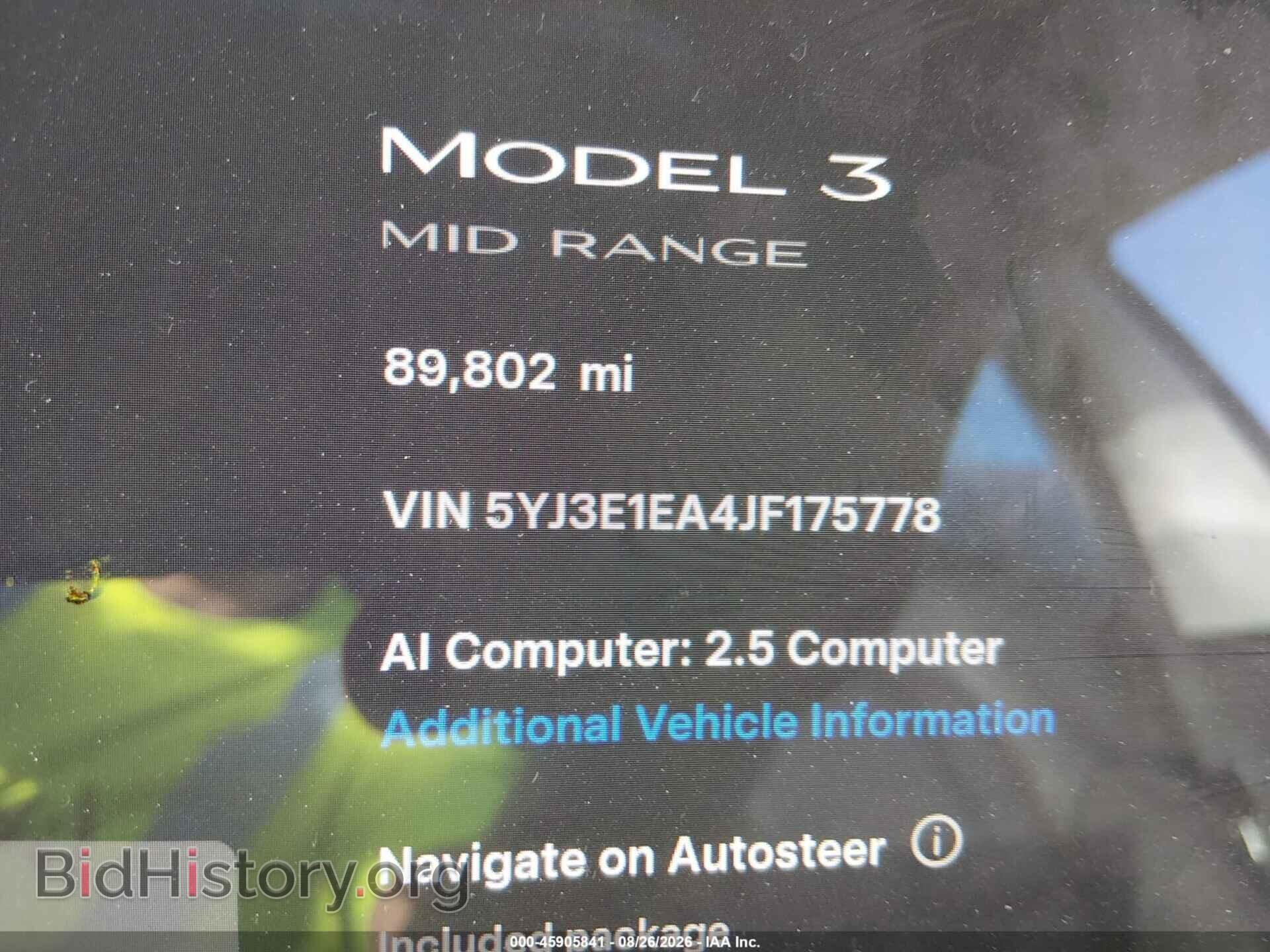 2018 TESLA MODEL 3 - VIN: 5YJ3E1EA4JF175778 - Photo 7