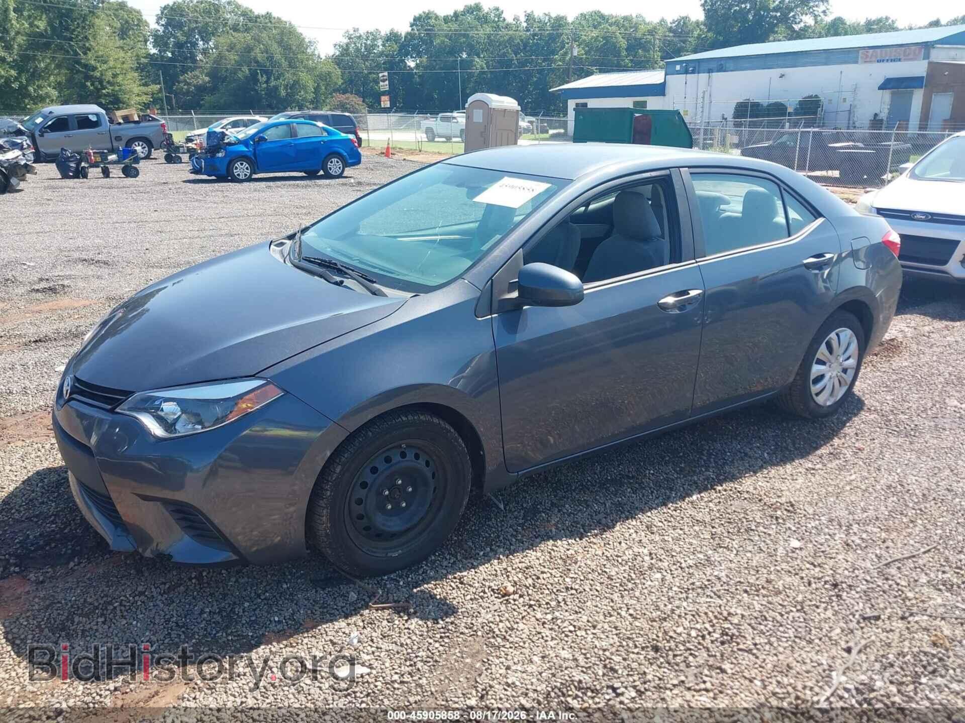 2014 TOYOTA COROLLA - VIN: 2T1BURHEXEC125523 - Фото 2
