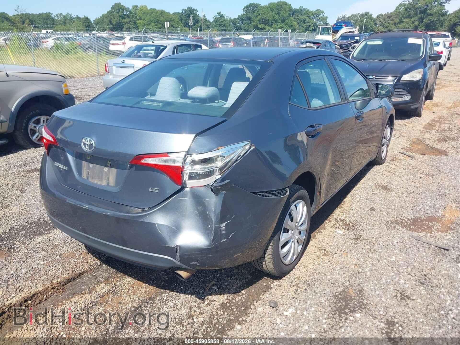2014 TOYOTA COROLLA - VIN: 2T1BURHEXEC125523 - Фото 4