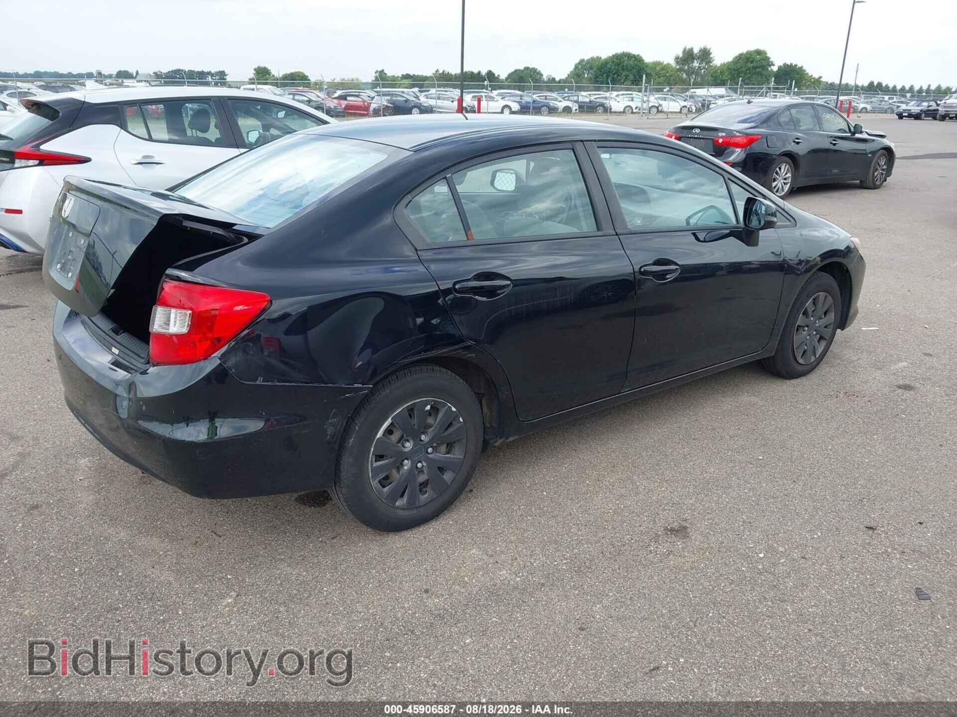 2012 HONDA CIVIC - VIN: 19XFB2F59CE101245 - Фото 4