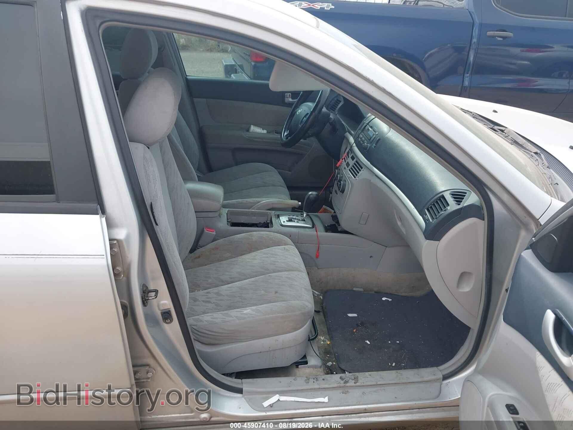 2006 HYUNDAI SONATA - VIN: 5NPET46C96H123765 - Фото 5