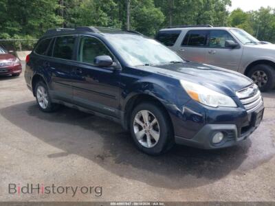 2014 Subaru OUTBACK 2.5I Premium, синий — VIN 4S4BRBDC8E3208935, IAAI