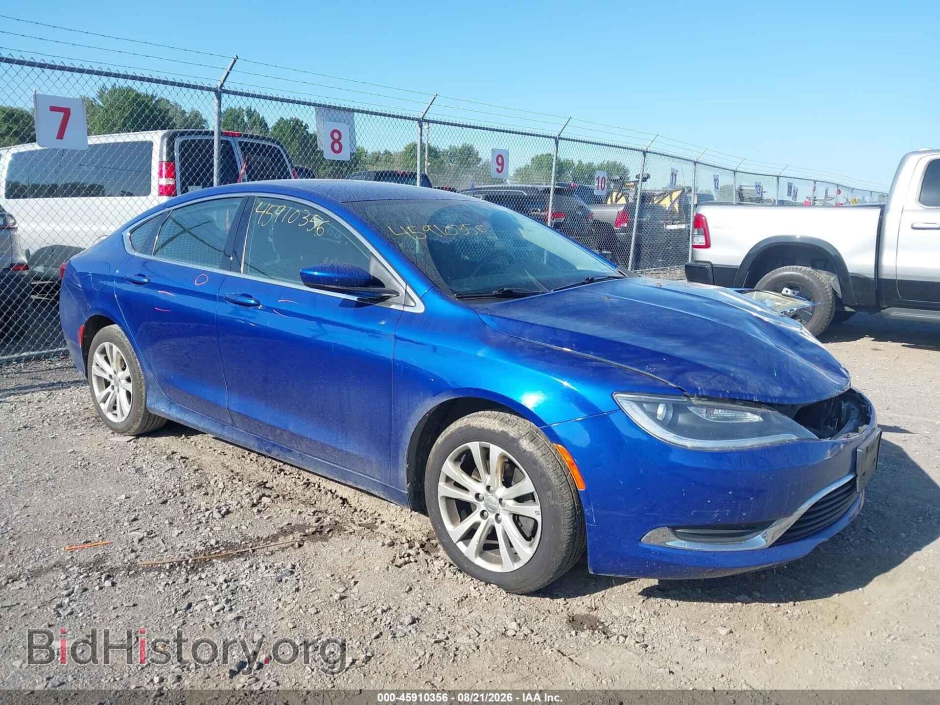 Фотография 1C3CCCAB2GN153521 - CHRYSLER 200 2016