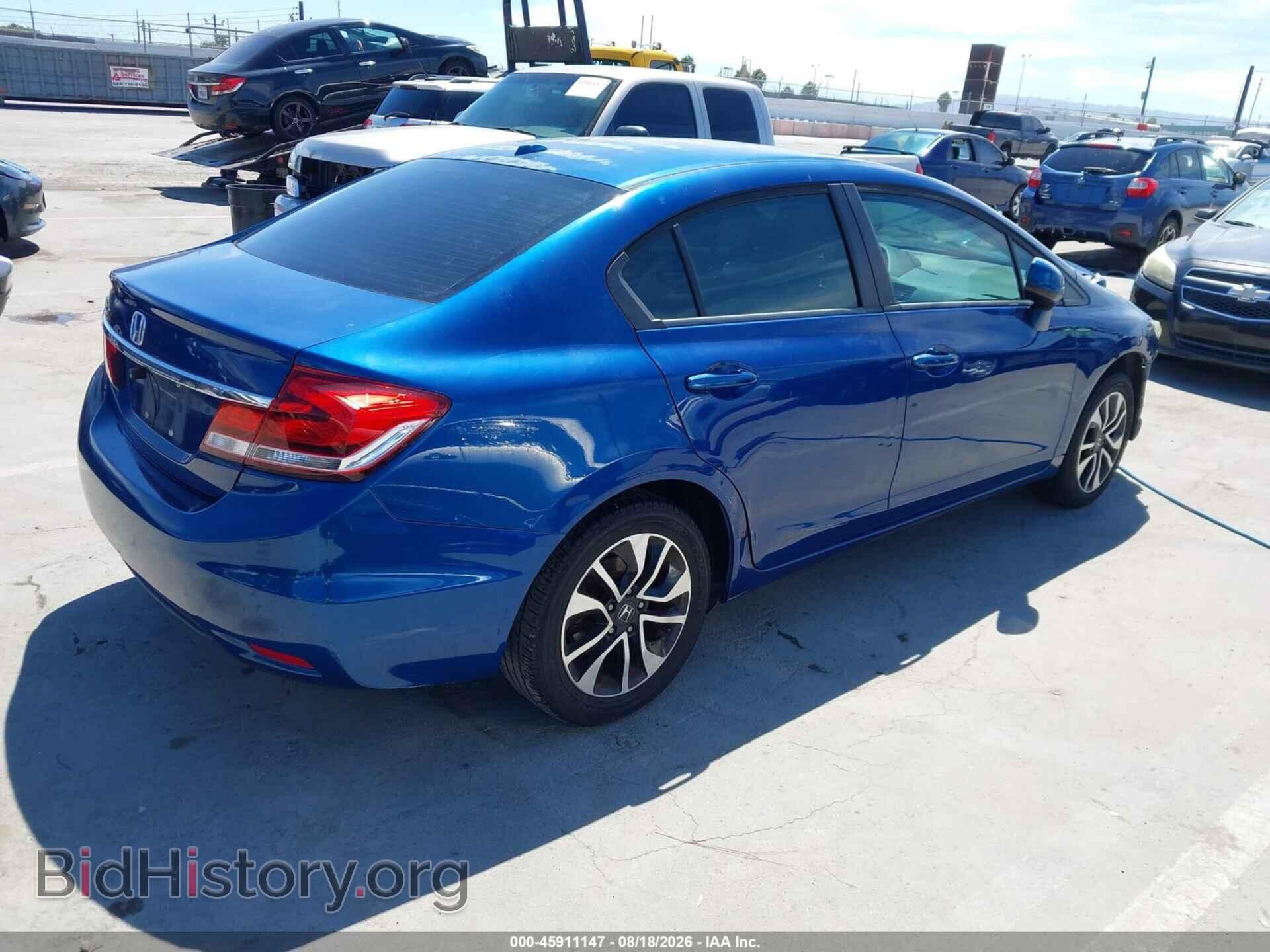 2013 HONDA CIVIC - VIN: 19XFB2F92DE262413 - Фото 4