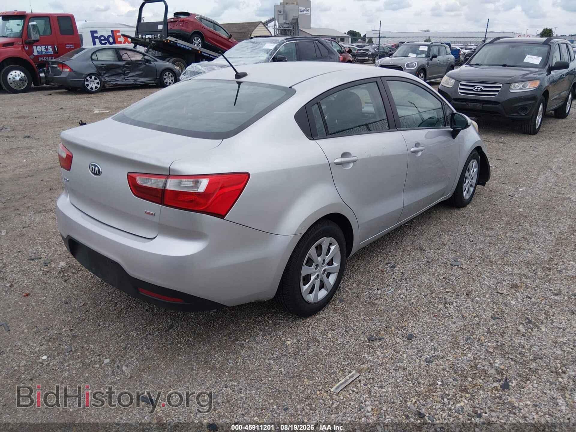 2014 KIA RIO - VIN: KNADM4A31E6350941 - Photo 4