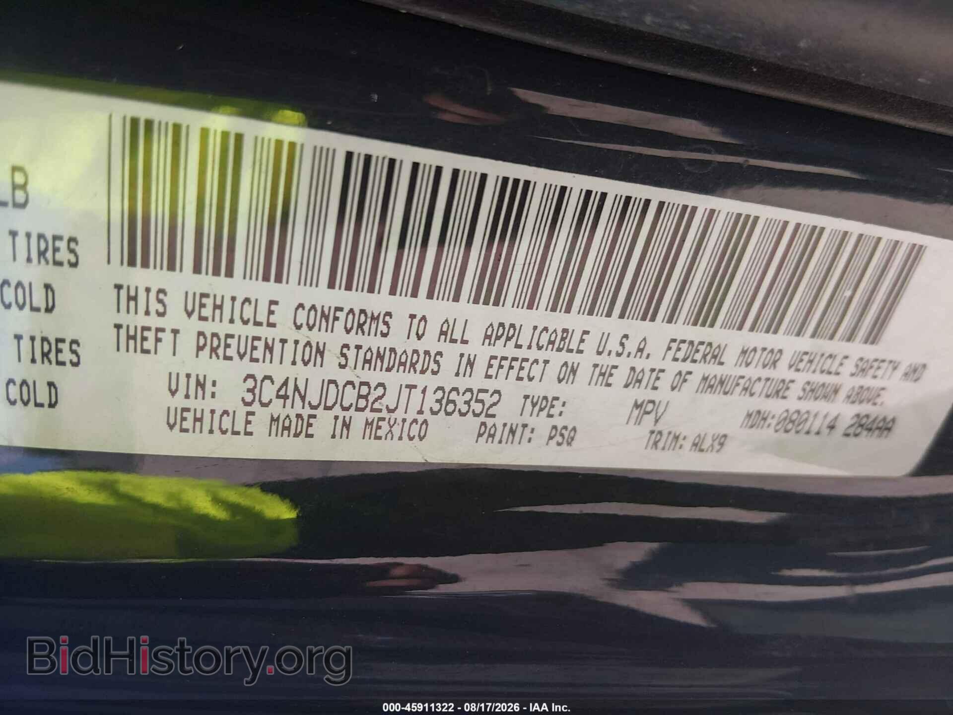 2018 JEEP COMPASS - VIN: 3C4NJDCB2JT136352 - Photo 9