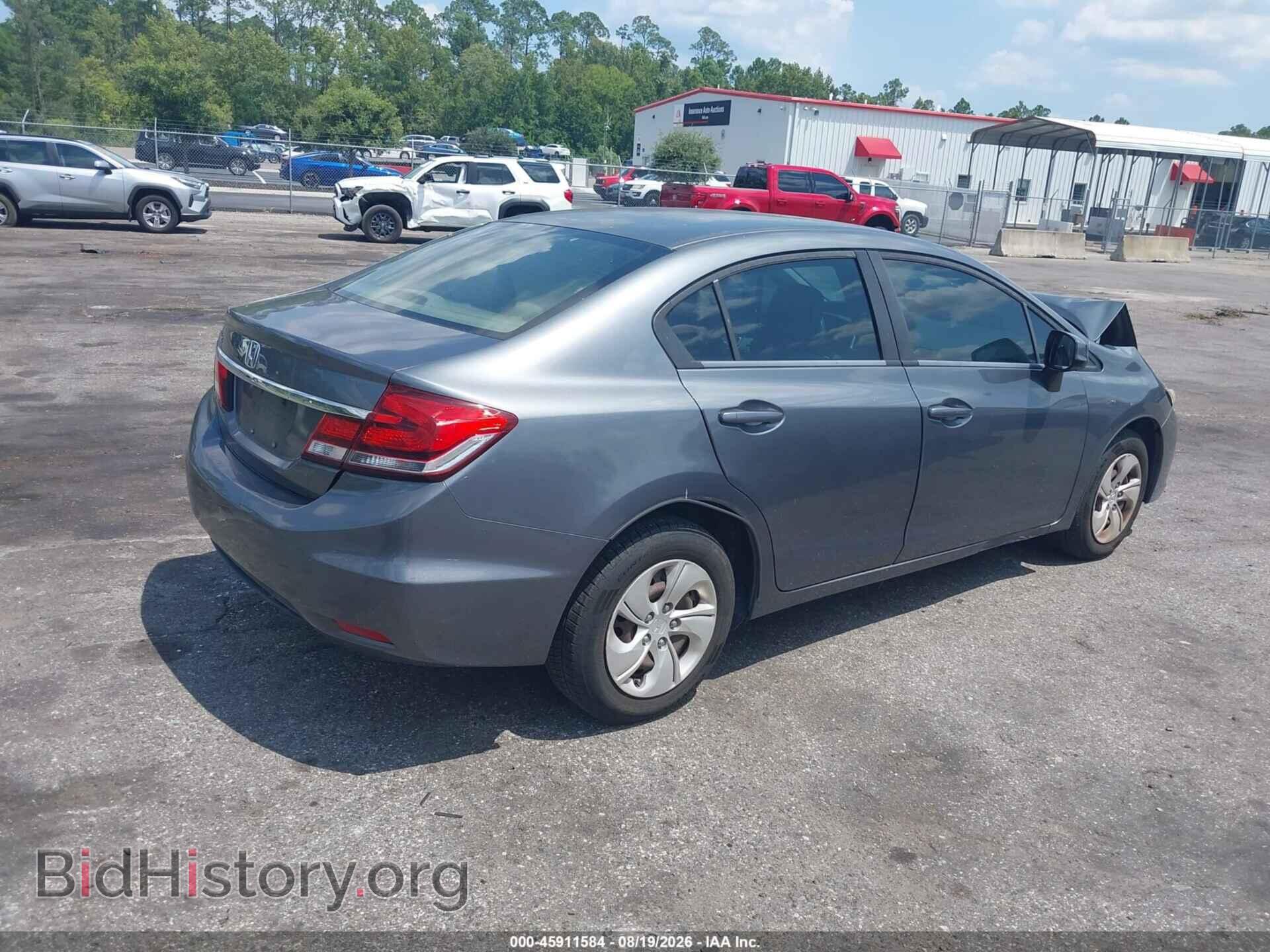2013 HONDA CIVIC - VIN: 19XFB2F53DE000753 - Фото 4