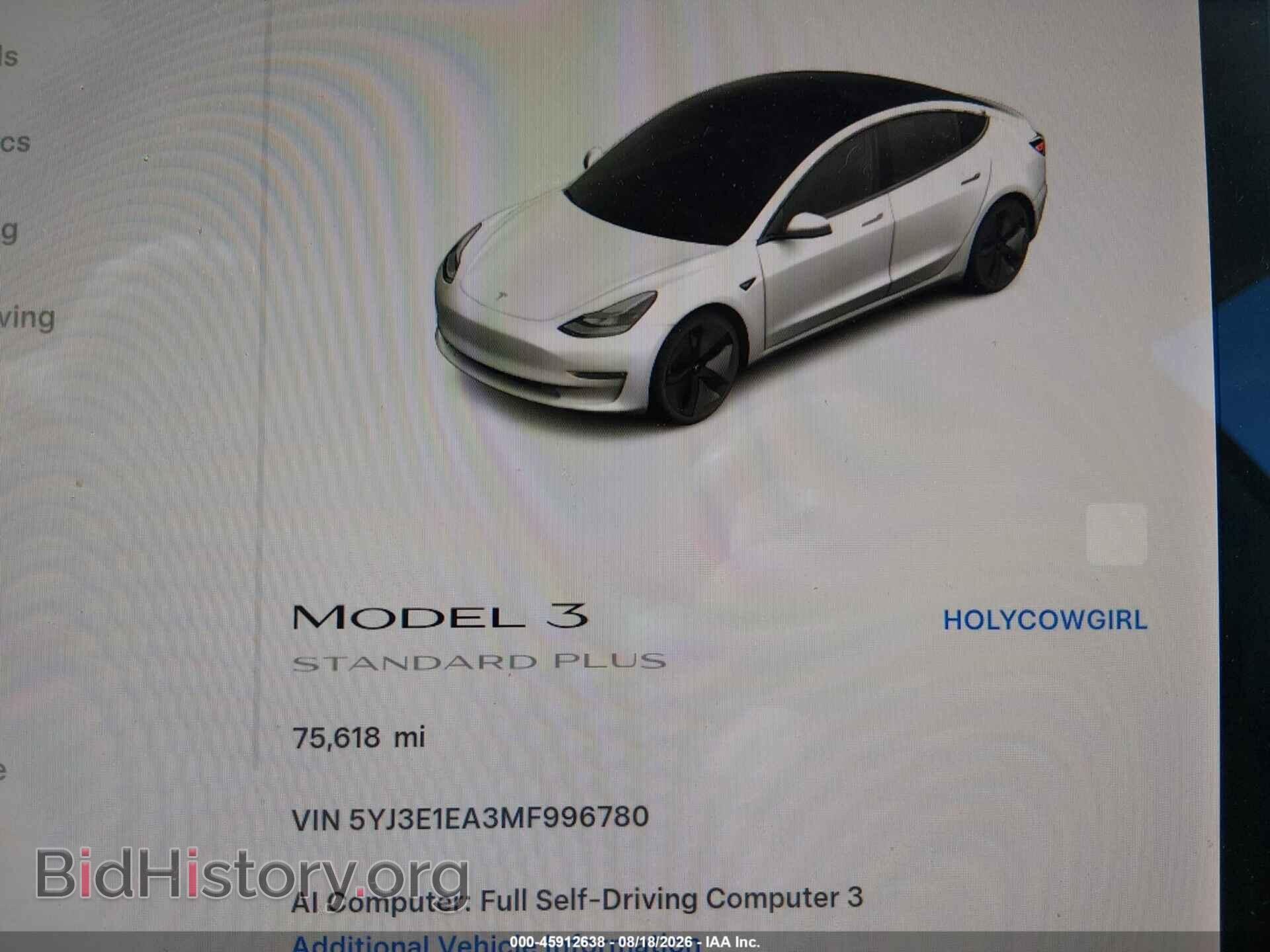 2021 TESLA MODEL 3 - VIN: 5YJ3E1EA3MF996780 - Photo 7