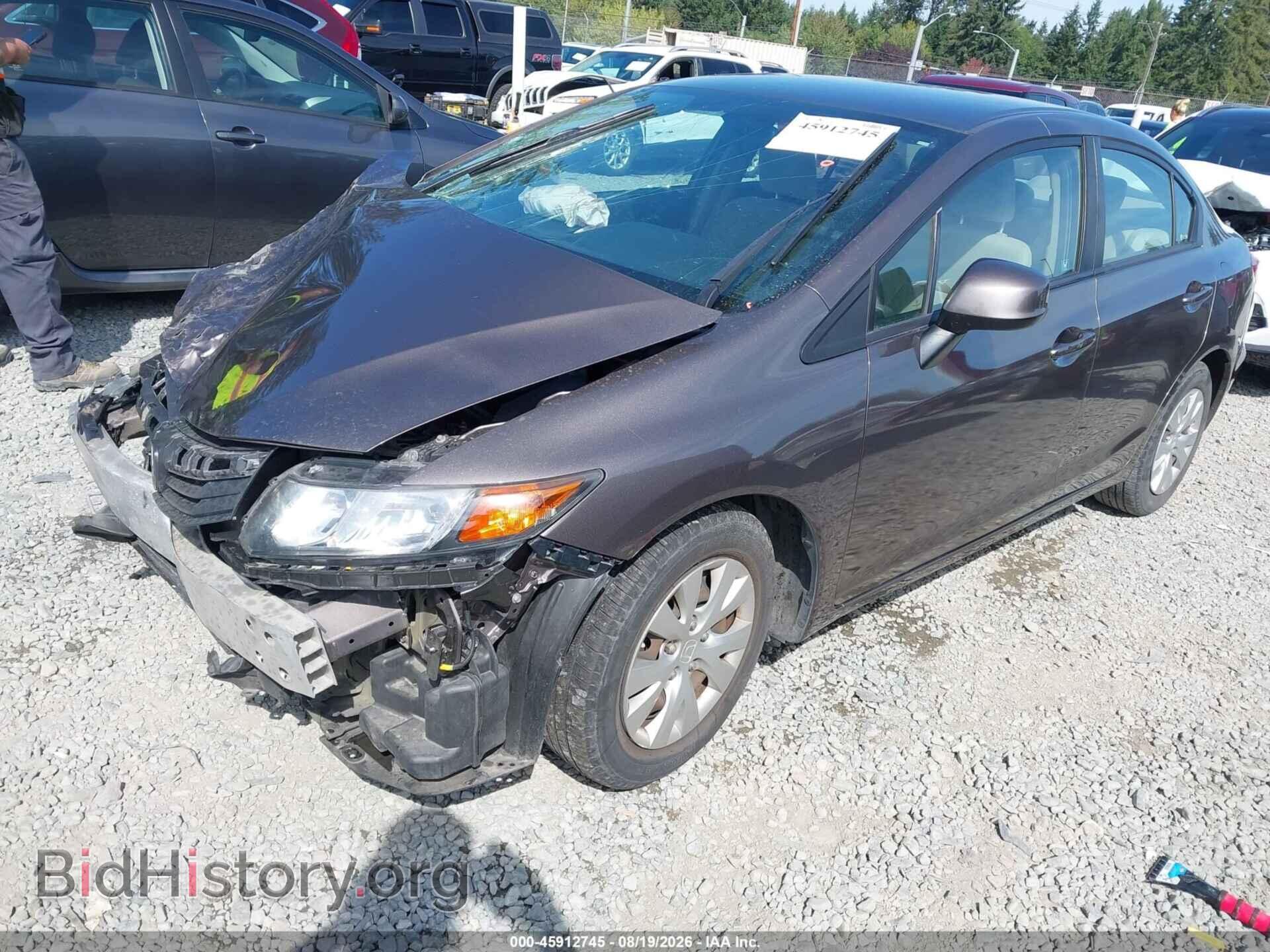 2012 HONDA CIVIC - VIN: 2HGFB2F50CH569337 - Photo 2