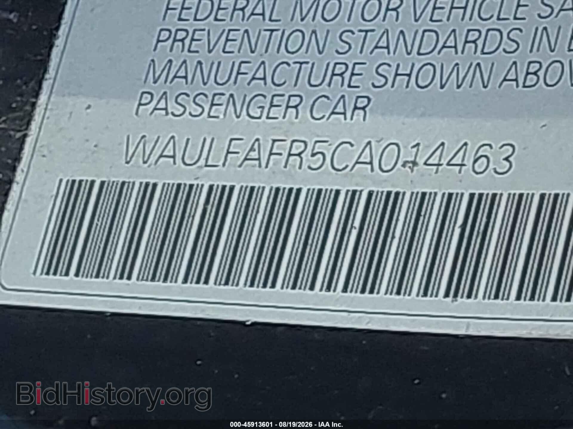 2012 AUDI A5 - VIN: WAULFAFR5CA014463 - Photo 9