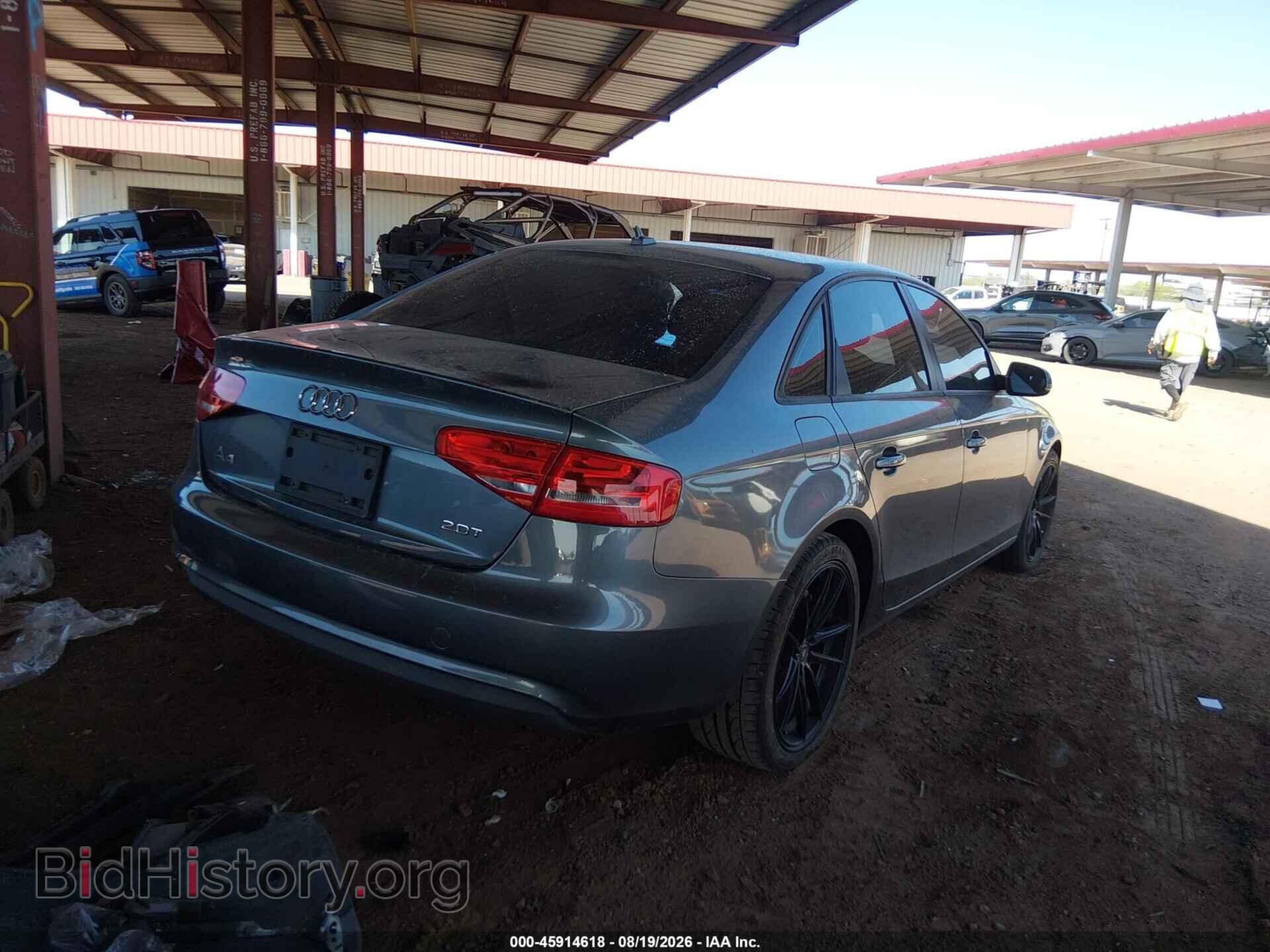 2013 AUDI A4 - VIN: WAUAFAFL8DA083040 - Photo 4