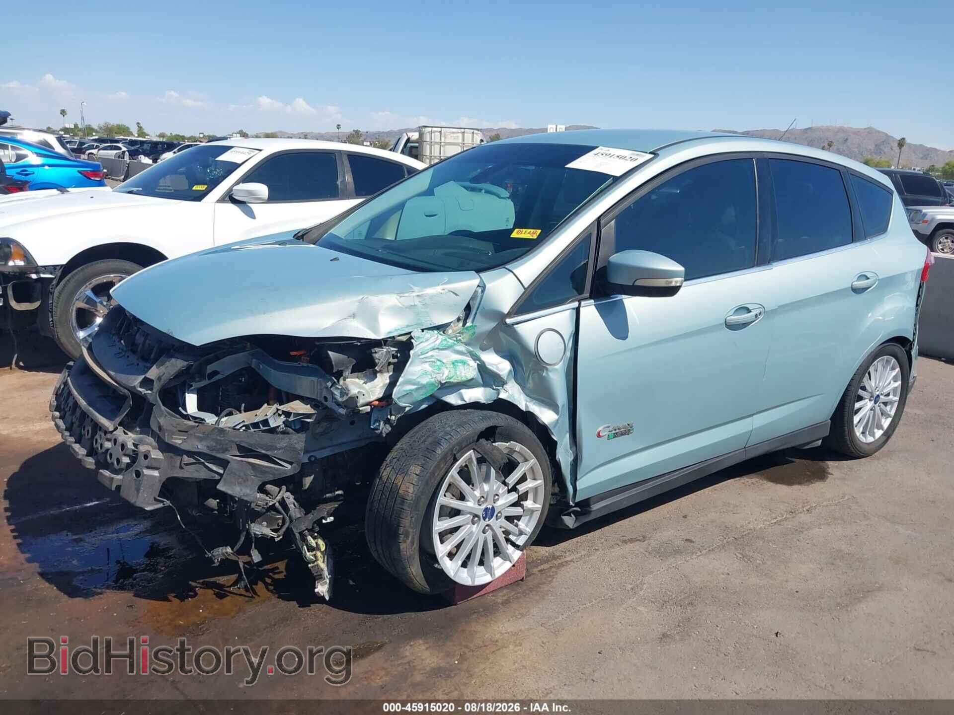 2014 FORD C-MAX ENERGI - VIN: 1FADP5CU6EL520773 - Фото 2