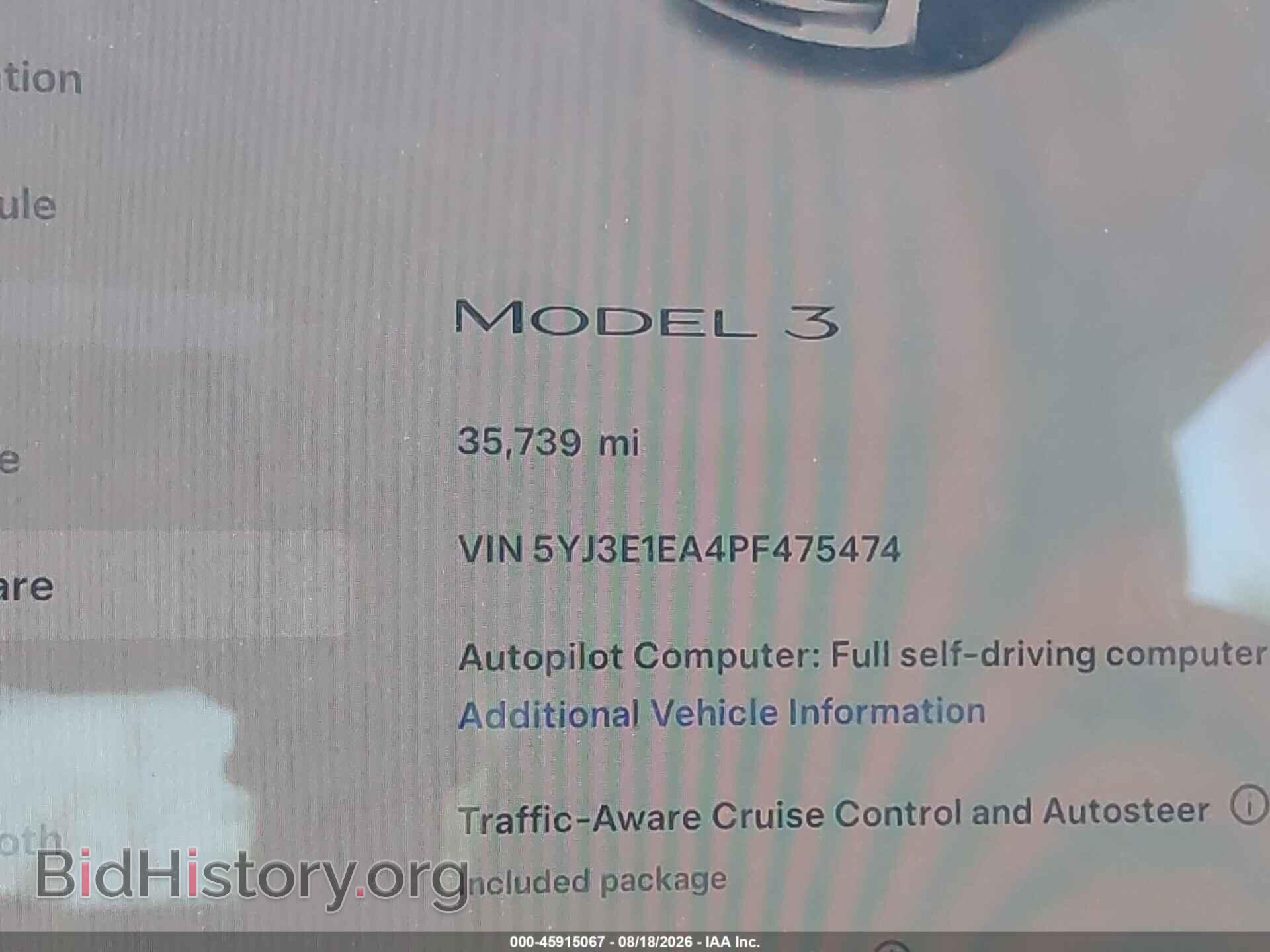 2023 TESLA MODEL 3 - VIN: 5YJ3E1EA4PF475474 - Photo 13