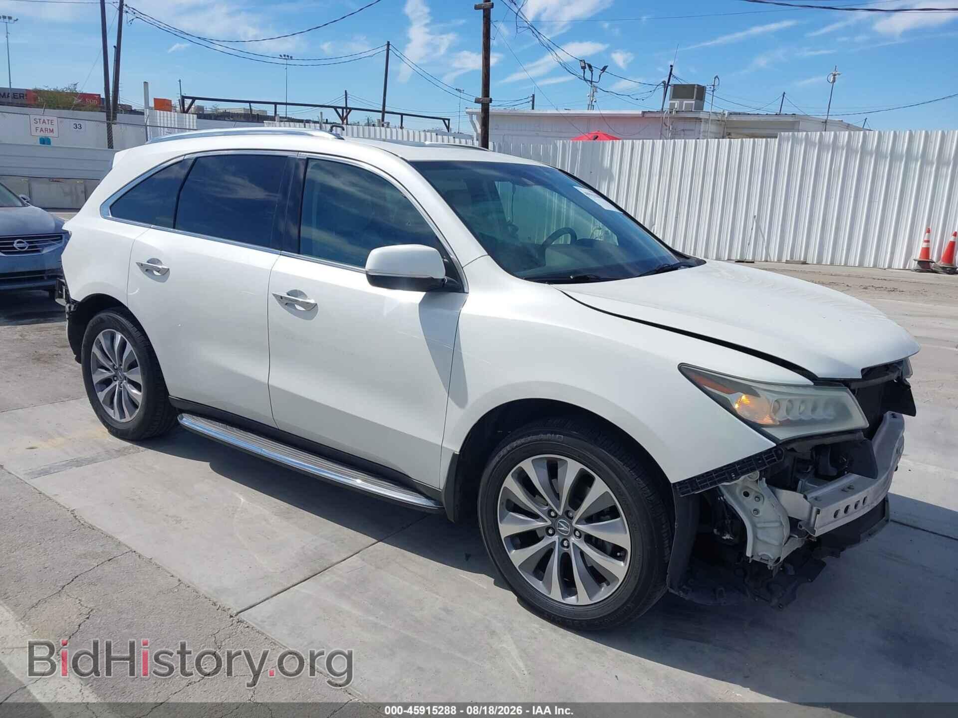 Photo 5FRYD3H48EB007348 - ACURA MDX 2014