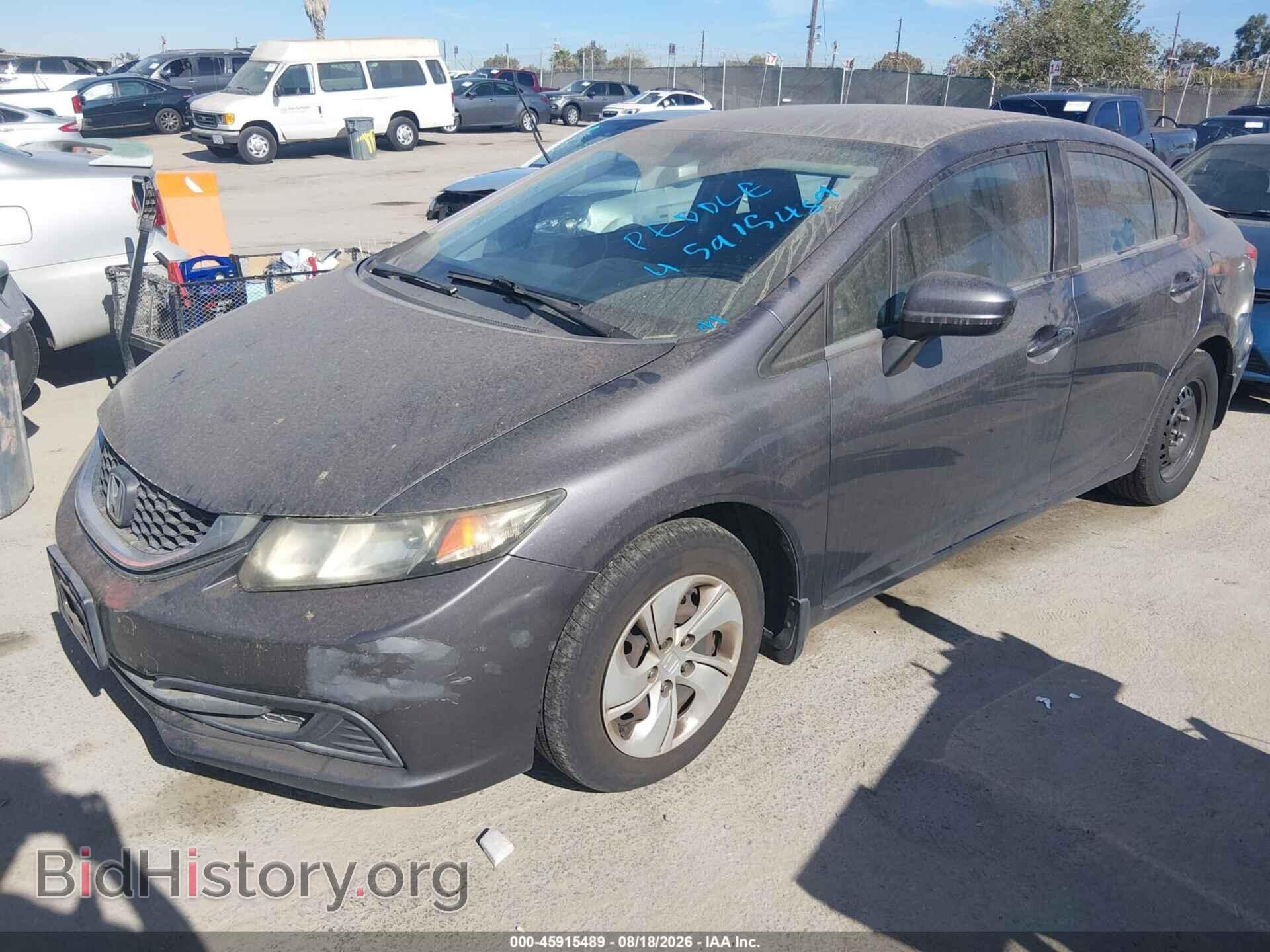 2014 HONDA CIVIC - VIN: 19XFB2F52EE273202 - Фото 2