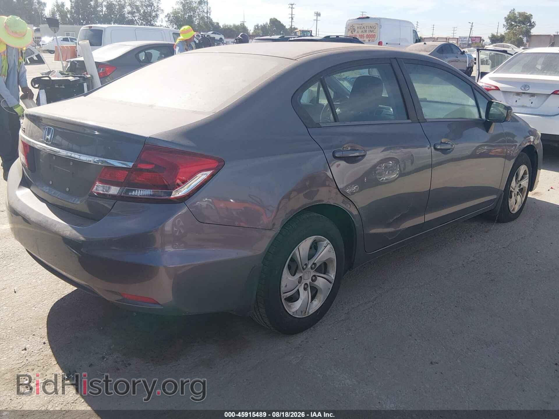 2014 HONDA CIVIC - VIN: 19XFB2F52EE273202 - Фото 4