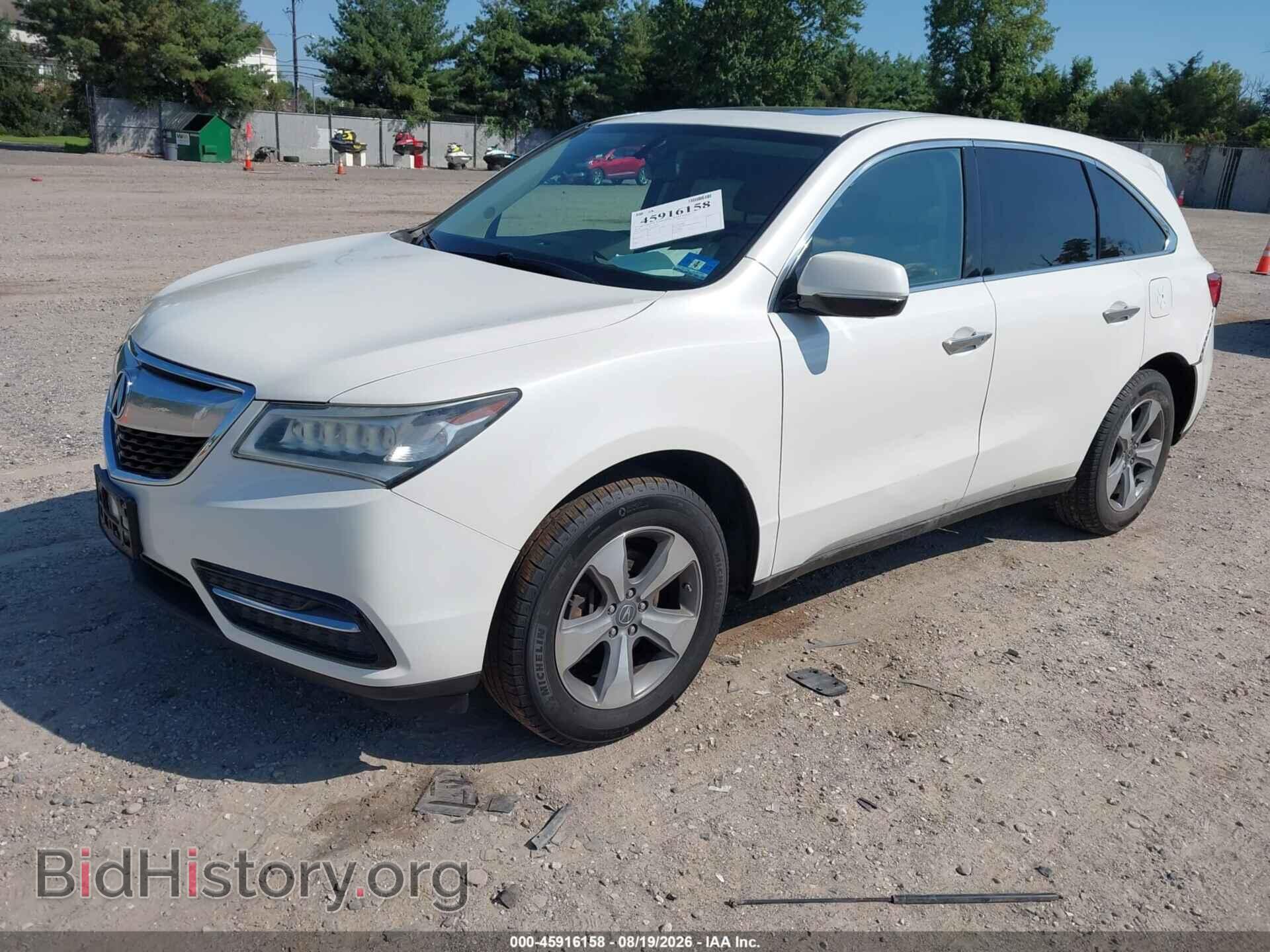 2014 ACURA MDX - VIN: 5FRYD4H24EB028539 - Photo 2