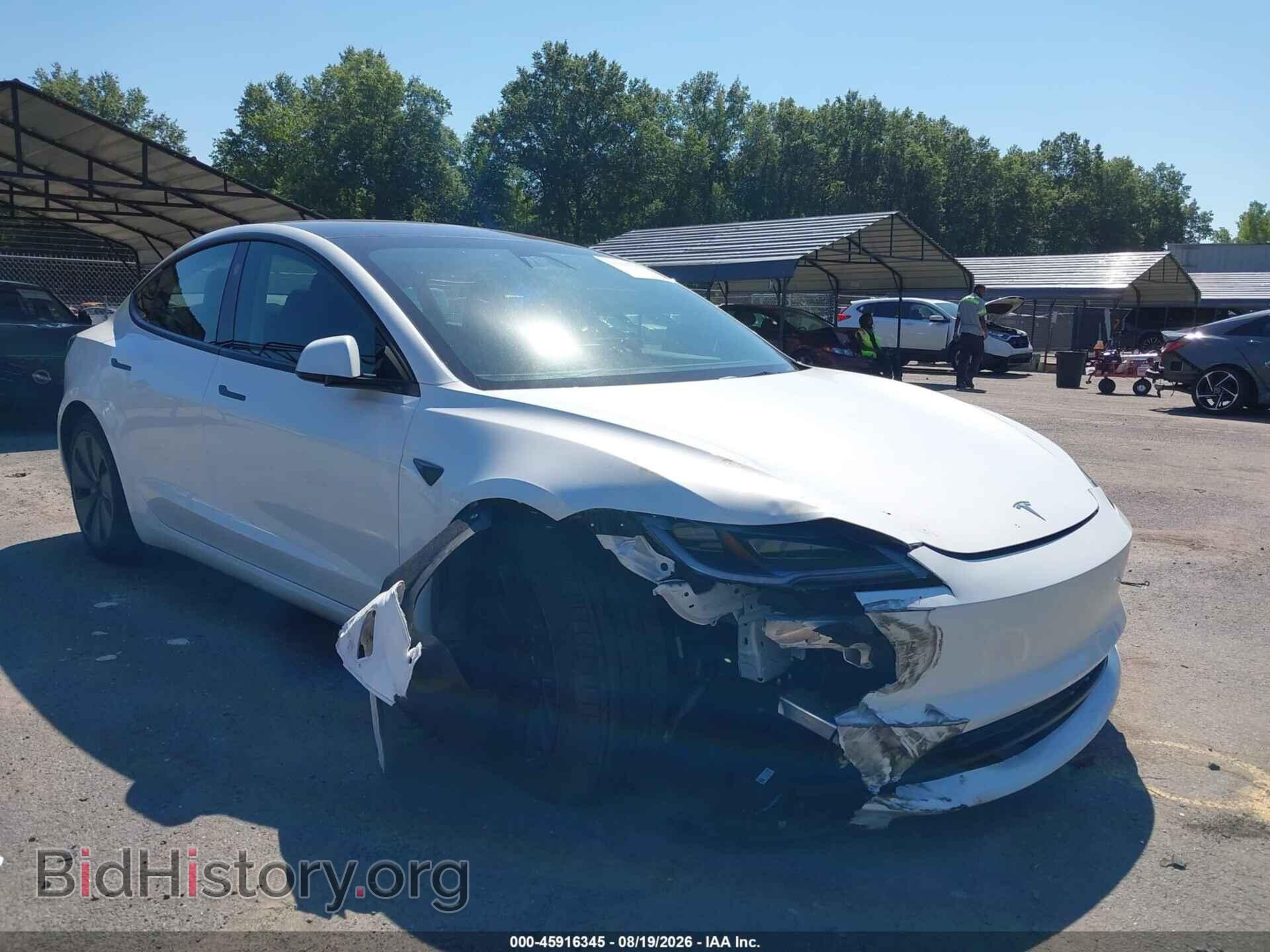 Photo 5YJ3E1EA9RF857227 - TESLA MODEL 3 2024