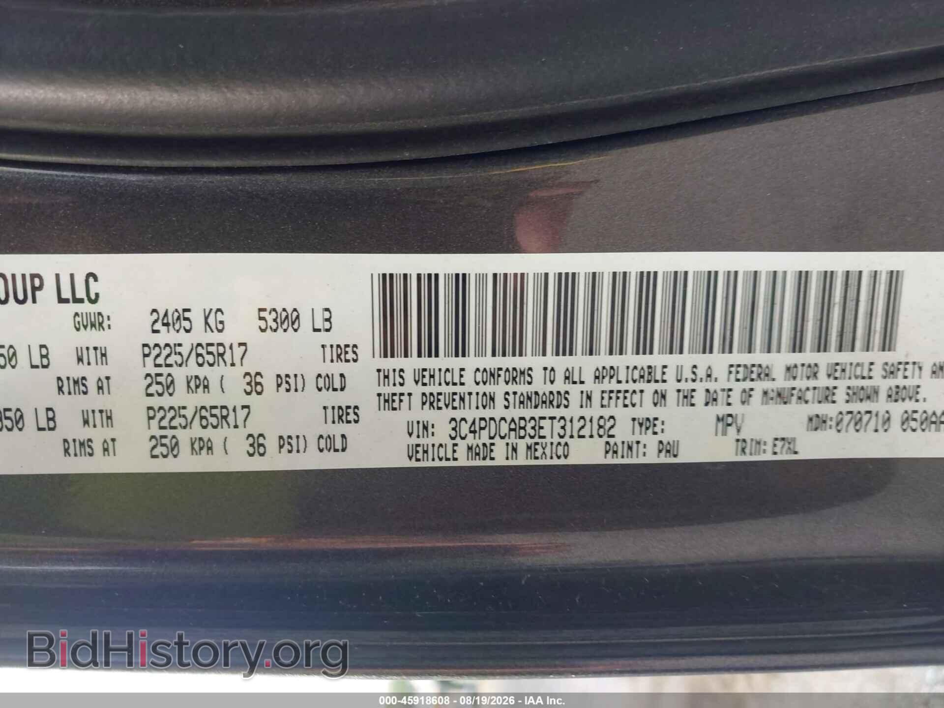 2014 DODGE JOURNEY - VIN: 3C4PDCAB3ET312182 - Photo 9