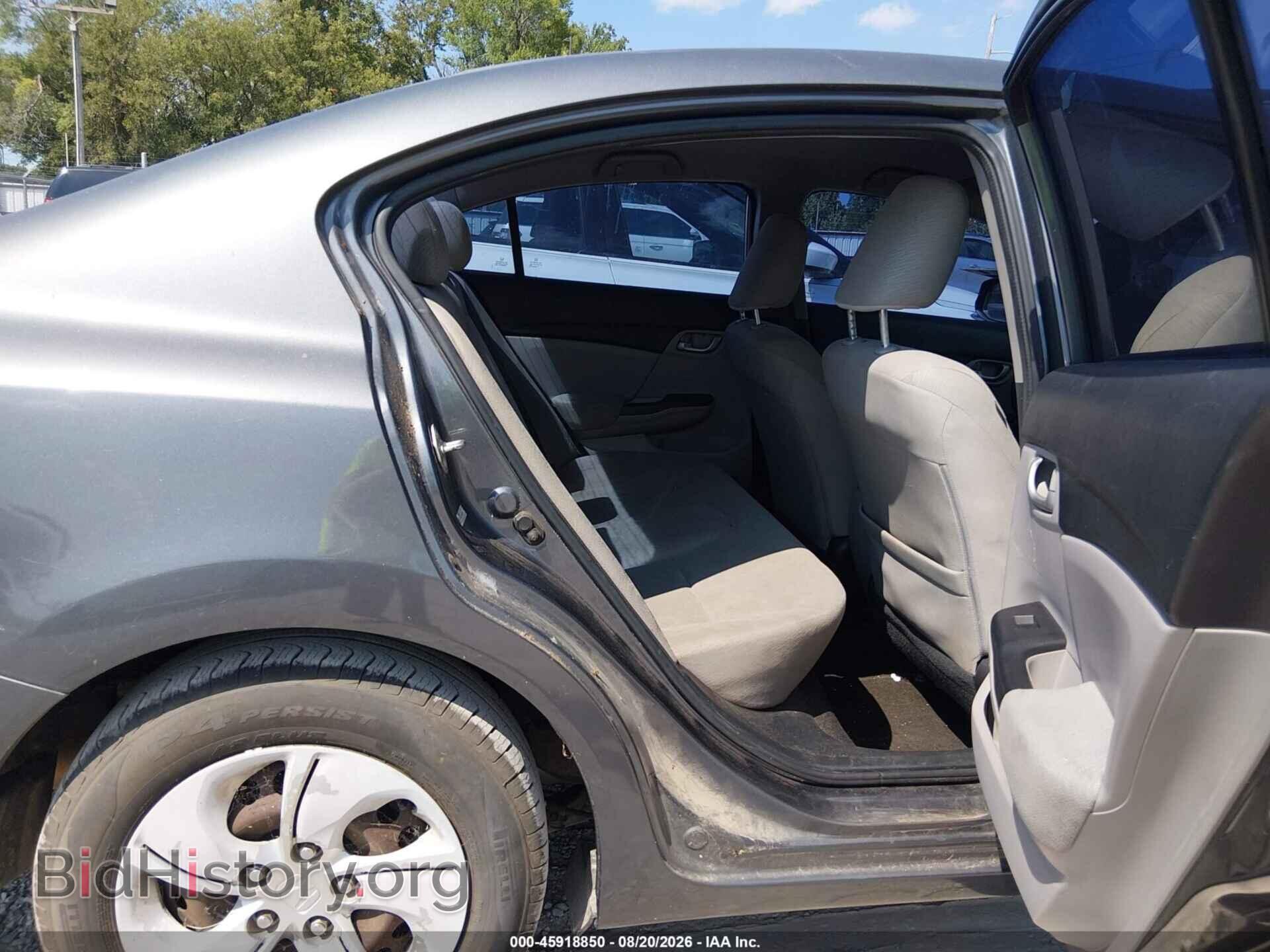 2013 HONDA CIVIC - VIN: 19XFB2F57DE018446 - Фото 8