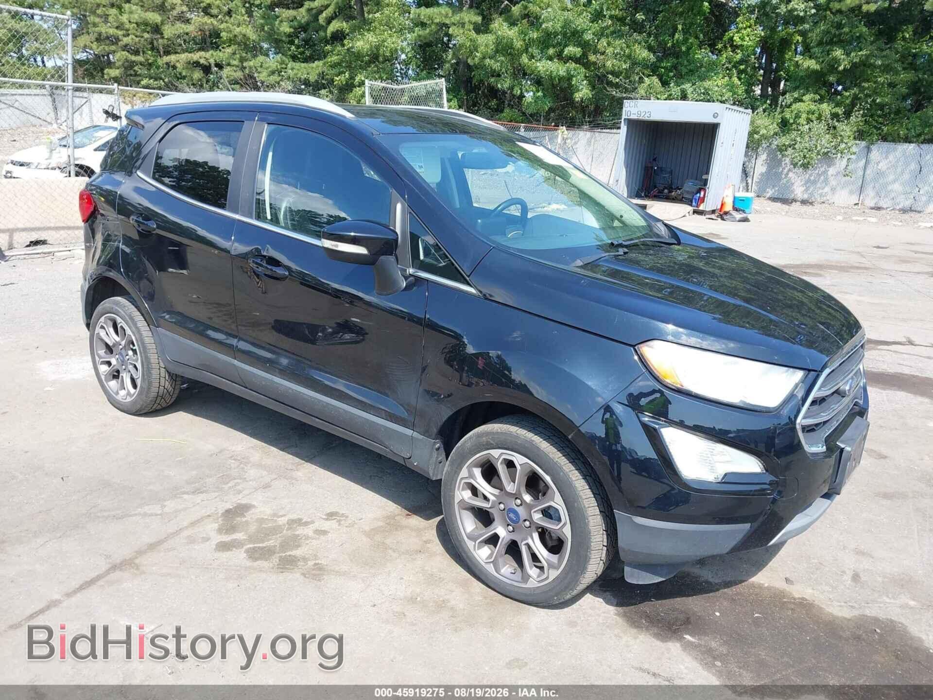 Фотография MAJ6S3KL7KC303426 - FORD ECOSPORT 2019