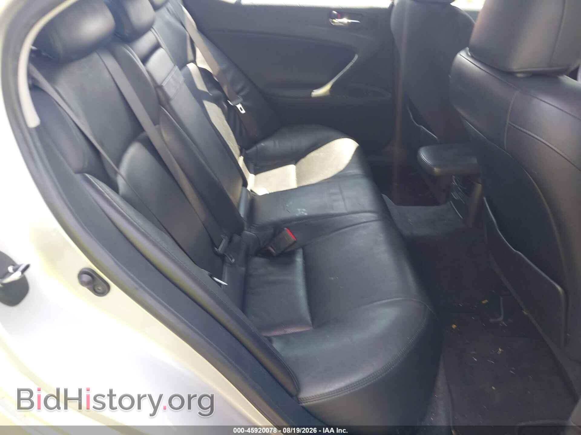 2007 LEXUS IS 250 - VIN: JTHCK262075012706 - Фото 8