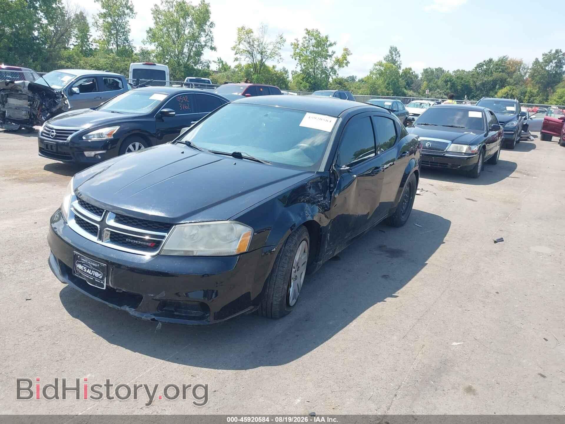 2014 DODGE AVENGER - VIN: 1C3CDZAB2EN143844 - Фото 2