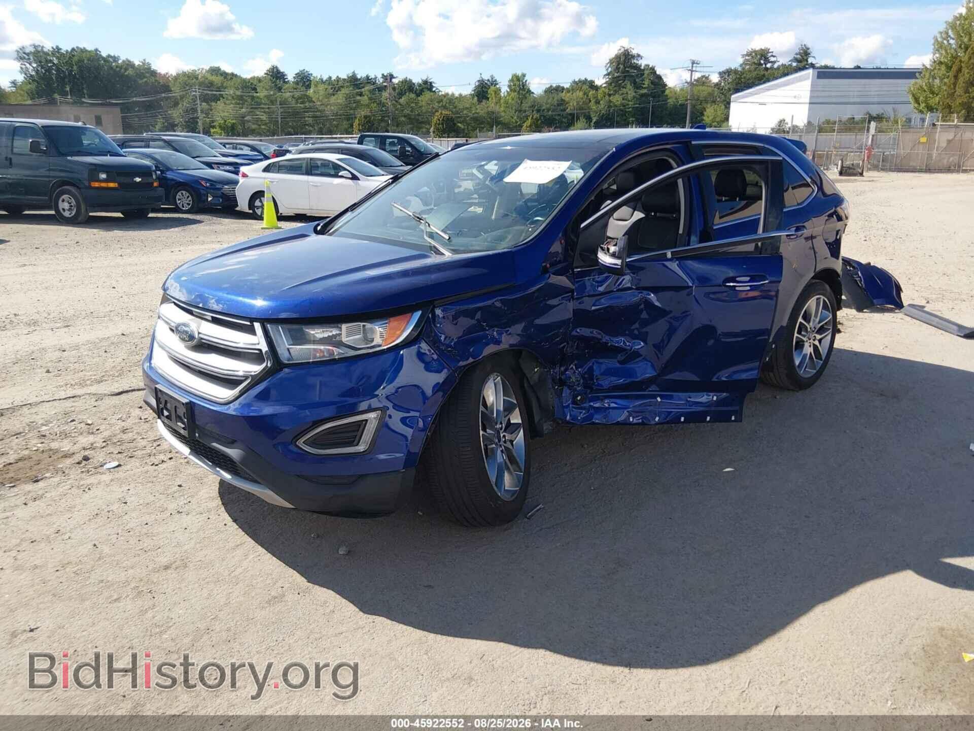 2015 FORD EDGE - VIN: 2FMTK4K95FBB49582 - Фото 2