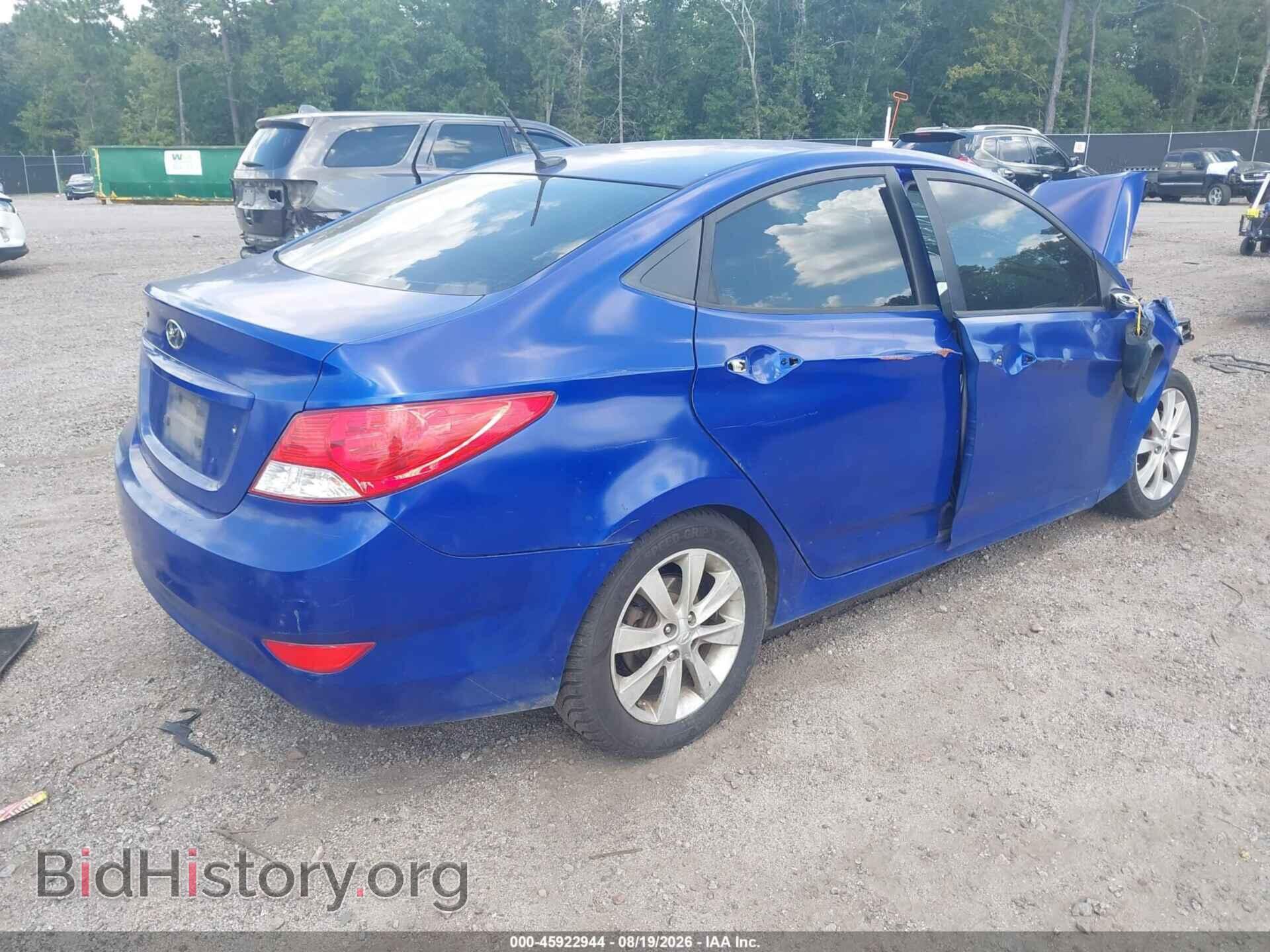 2014 HYUNDAI ACCENT - VIN: KMHCU4AE4EU620459 - Фото 4