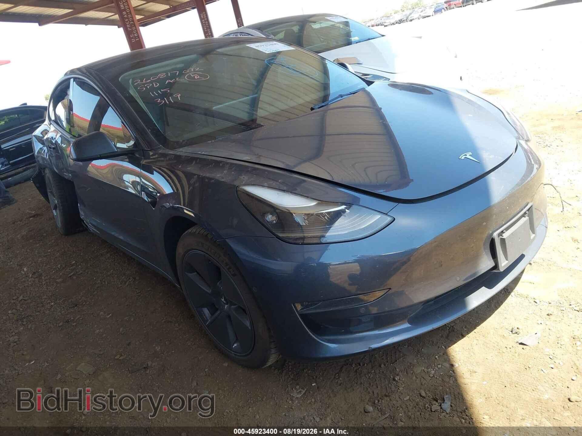 Фотография 5YJ3E1EA4NF373119 - TESLA MODEL 3 2022