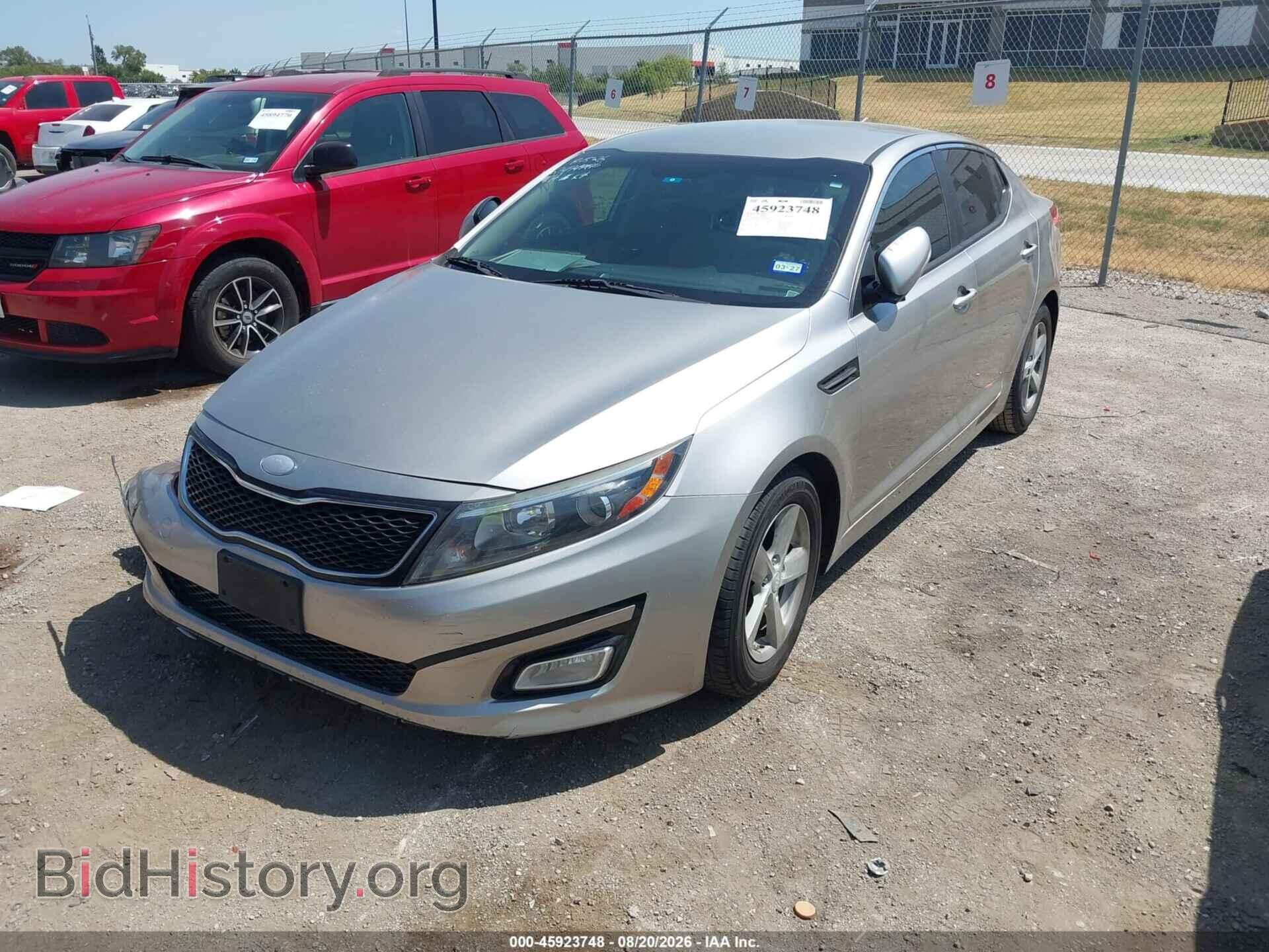 2014 KIA OPTIMA - VIN: KNAGM4A79E5454695 - Фото 2