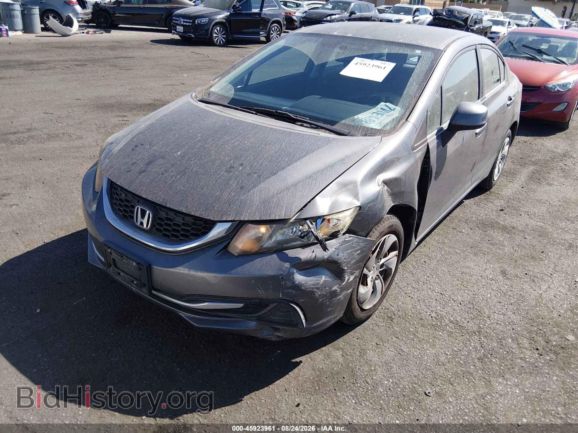 2013 HONDA CIVIC - VIN: 2HGFB2F52DH589641 - Фото 2