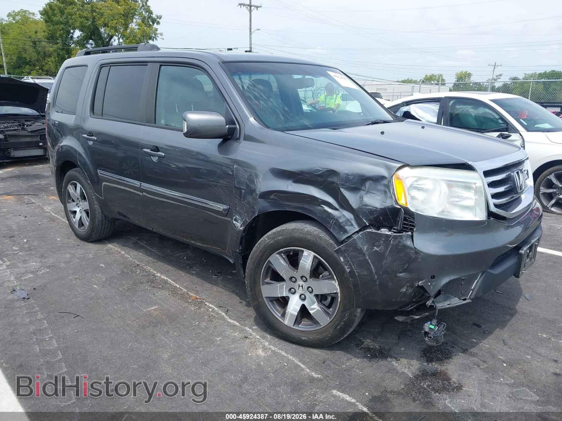 Photo 5FNYF4H93CB050487 - HONDA PILOT 2012