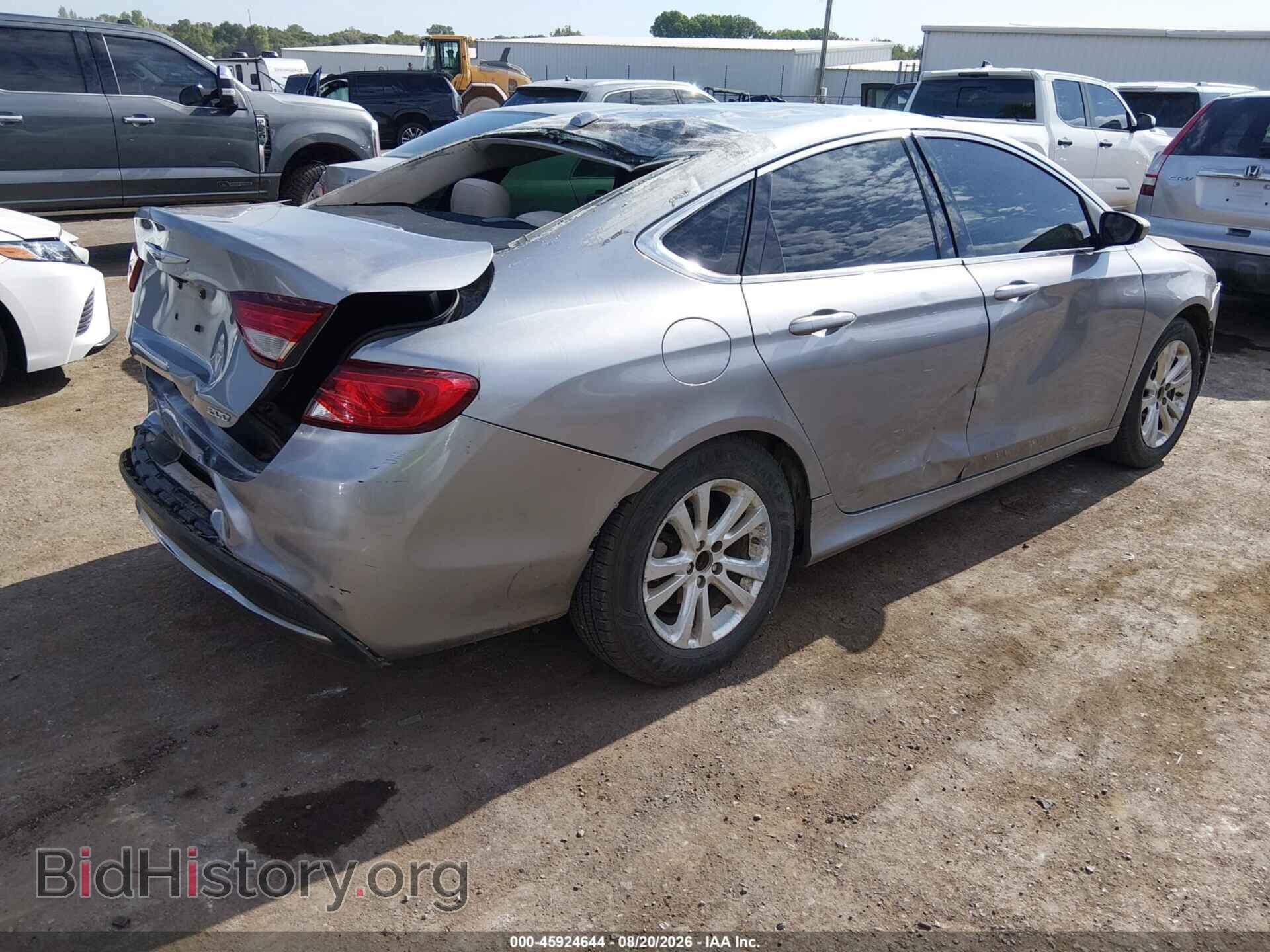 2015 CHRYSLER 200 - VIN: 1C3CCCAB7FN703164 - Photo 4