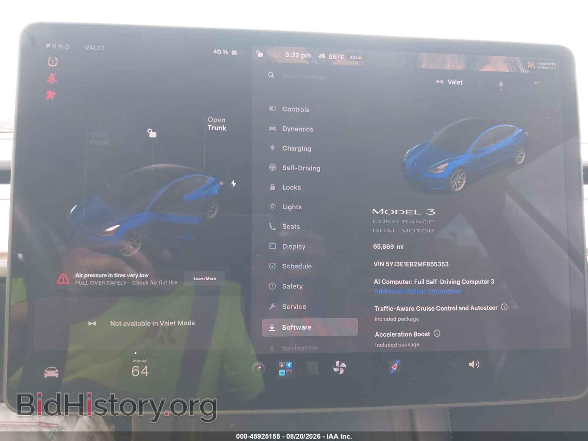 2021 TESLA MODEL 3 - VIN: 5YJ3E1EB2MF855353 - Фото 7