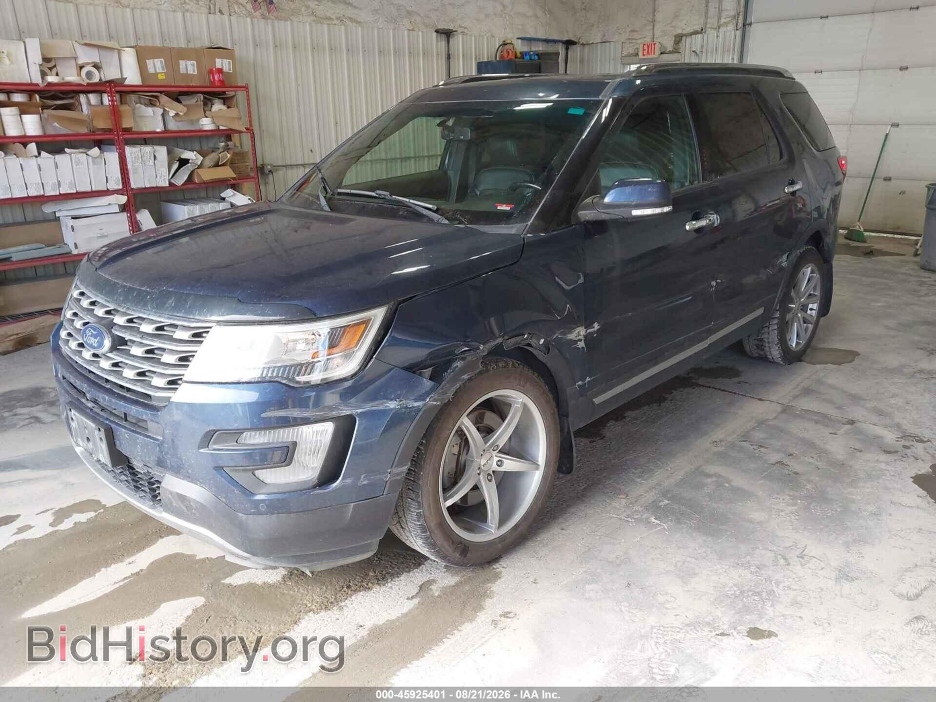 2016 FORD EXPLORER - VIN: 1FM5K8F83GGC48400 - Фото 2