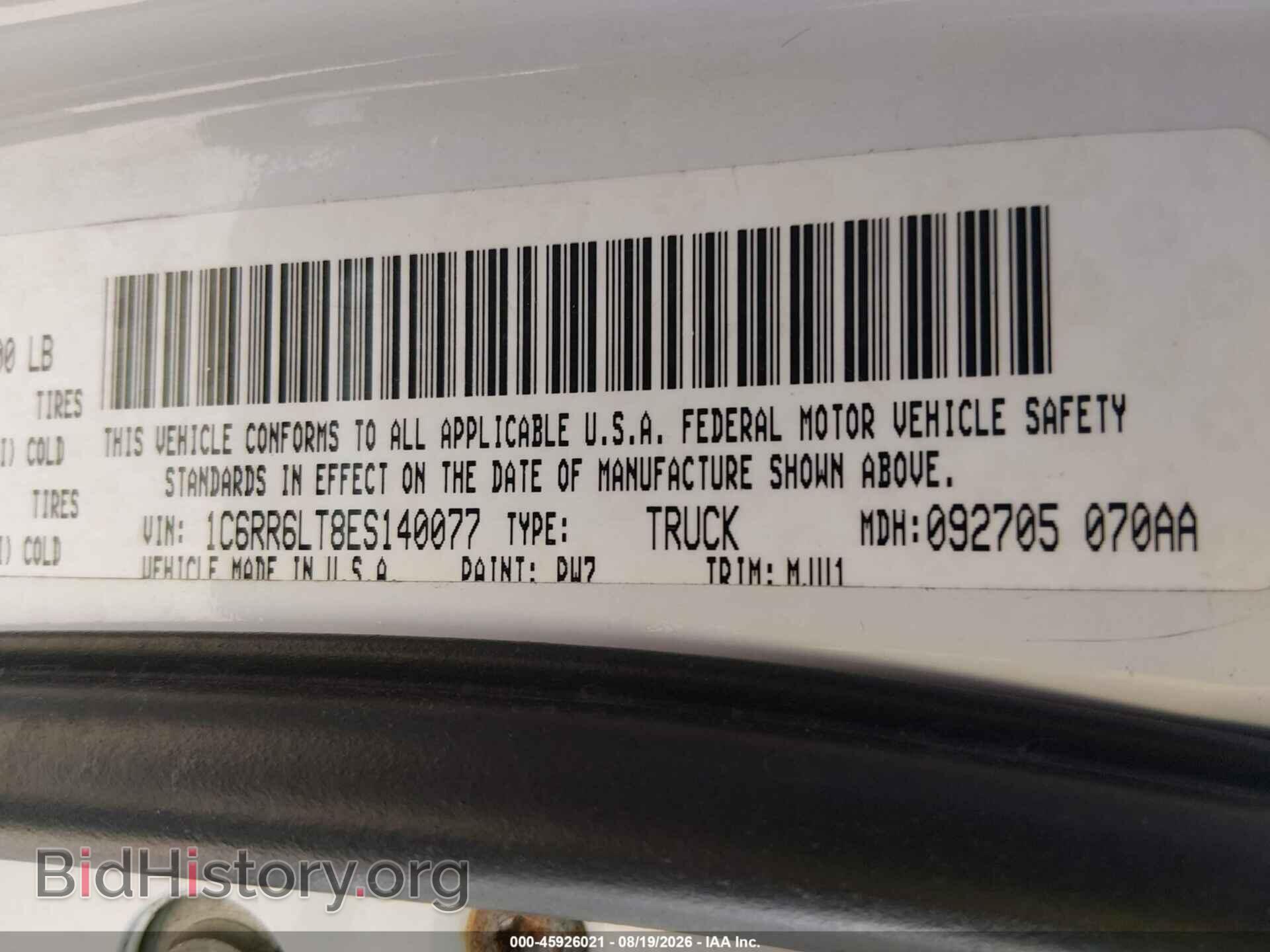 2014 RAM 1500 - VIN: 1C6RR6LT8ES140077 - Photo 9