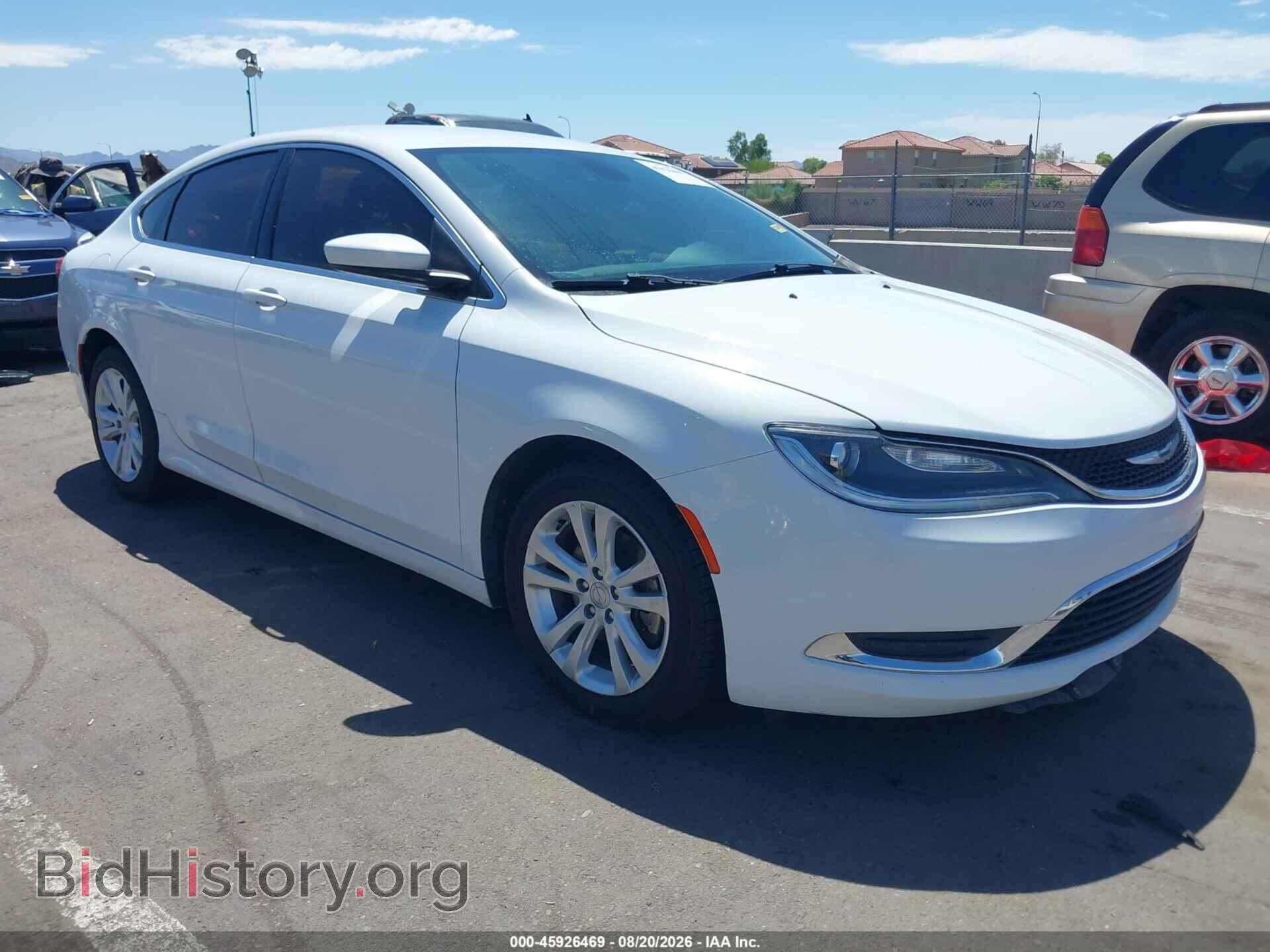 Фотография 1C3CCCAB7GN161081 - CHRYSLER 200 2016