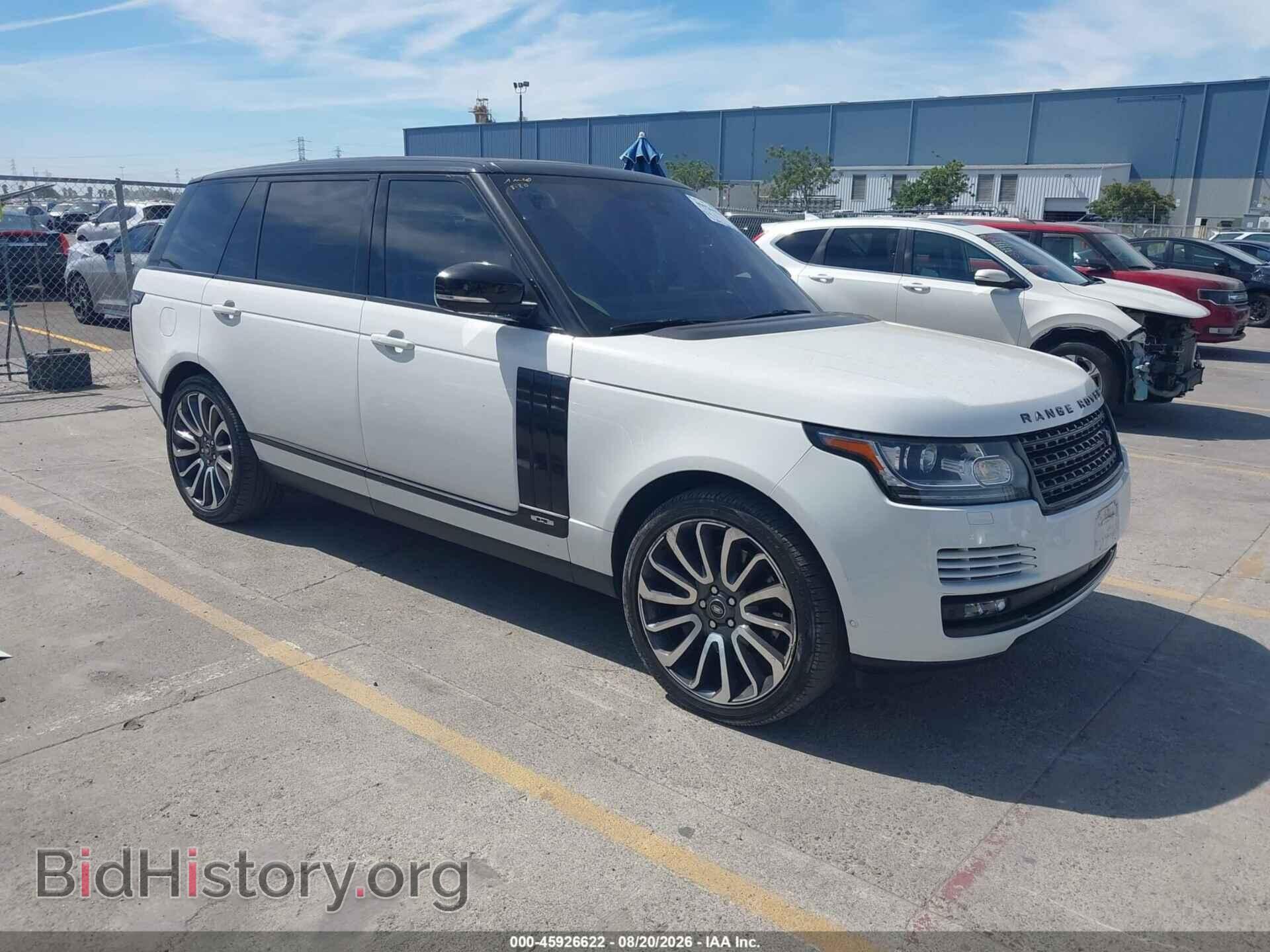 Фотография SALGS3EF0GA299722 - LAND ROVER RANGE ROVER 2016