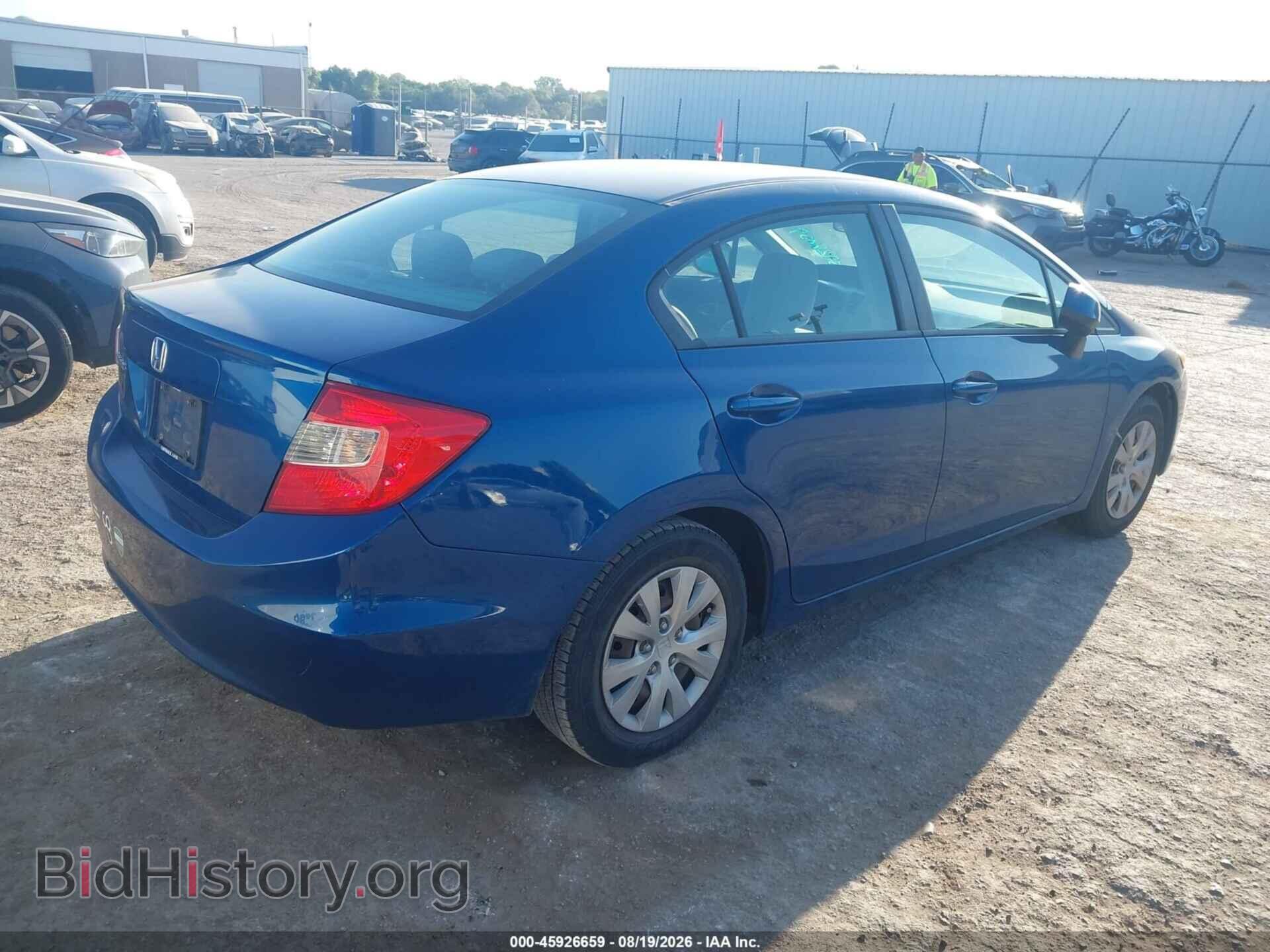2012 HONDA CIVIC - VIN: 19XFB2F55CE361450 - Photo 4