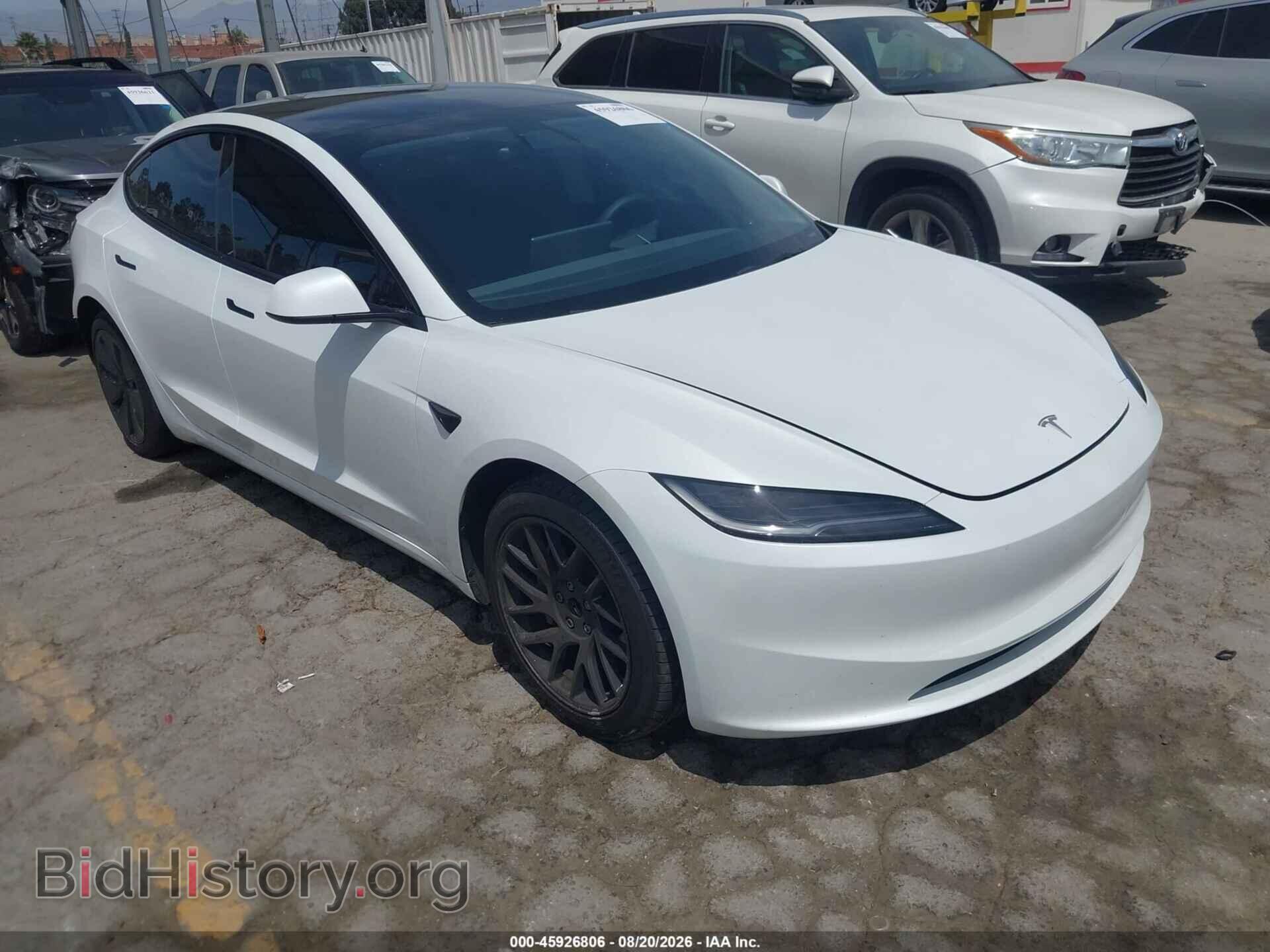 Photo 5YJ3E1EA8RF787915 - TESLA MODEL 3 2024
